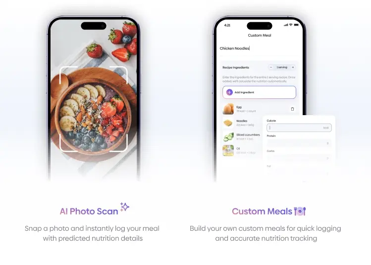 🥗 Sneak Peek: Meal Tracking!