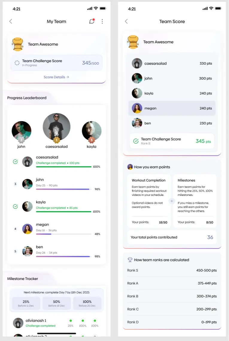 Update to Teams & introducing Leaderboards!