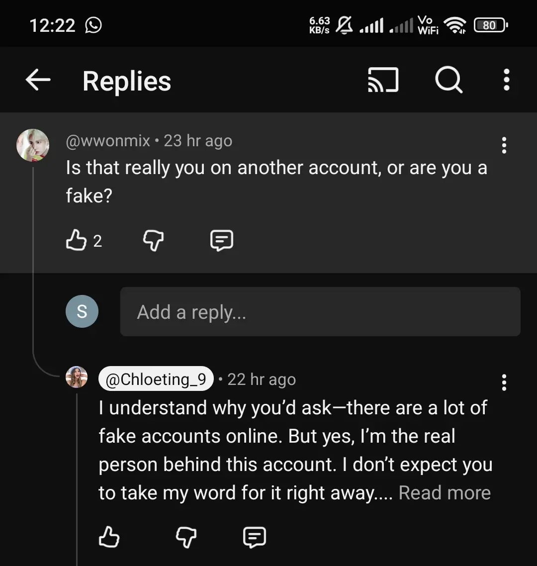 Is @Chloeting_9 a Fake or Genuine Chloe Ting Account?
