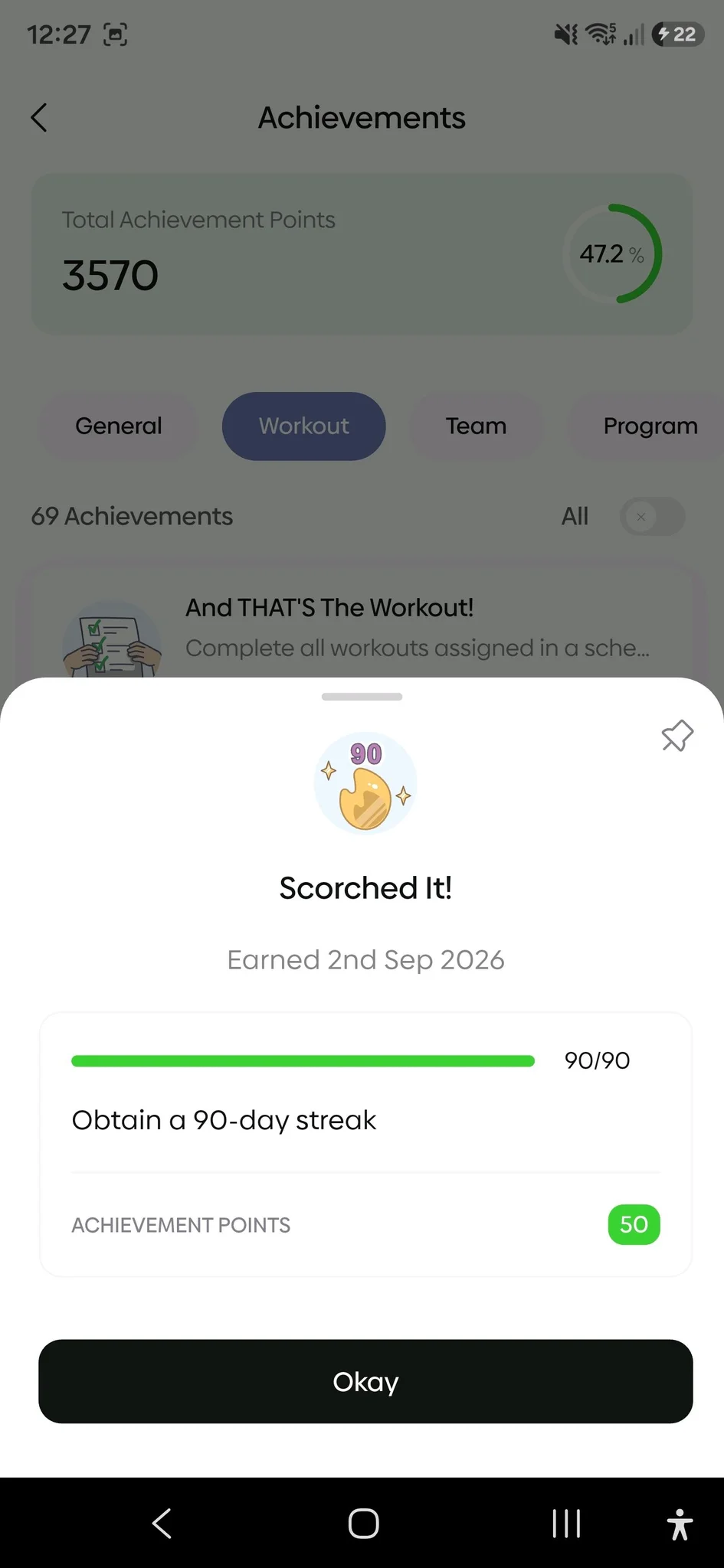 A new milestone! 90 days! 🔥
