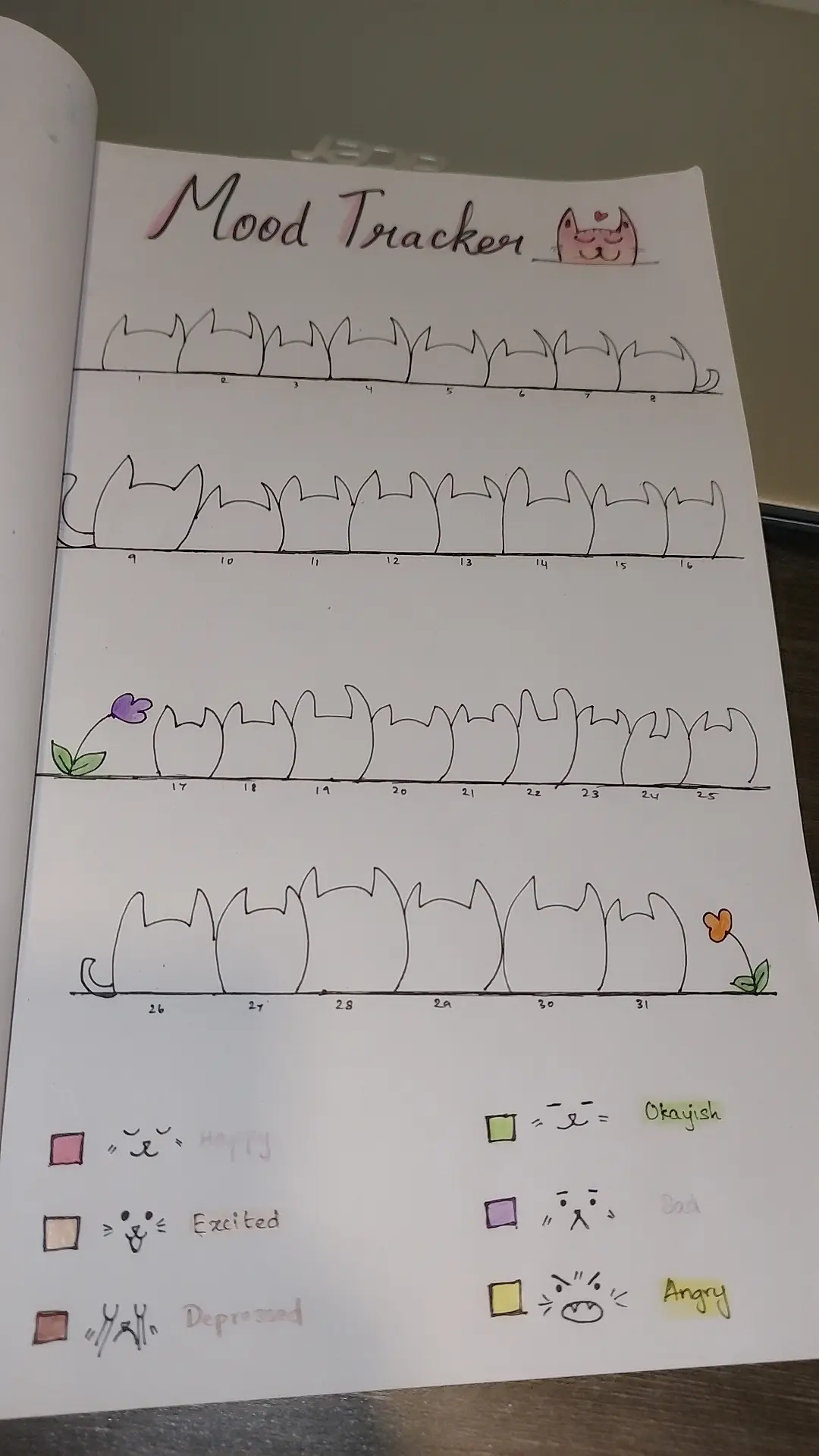 I made a journal for the first time!!!