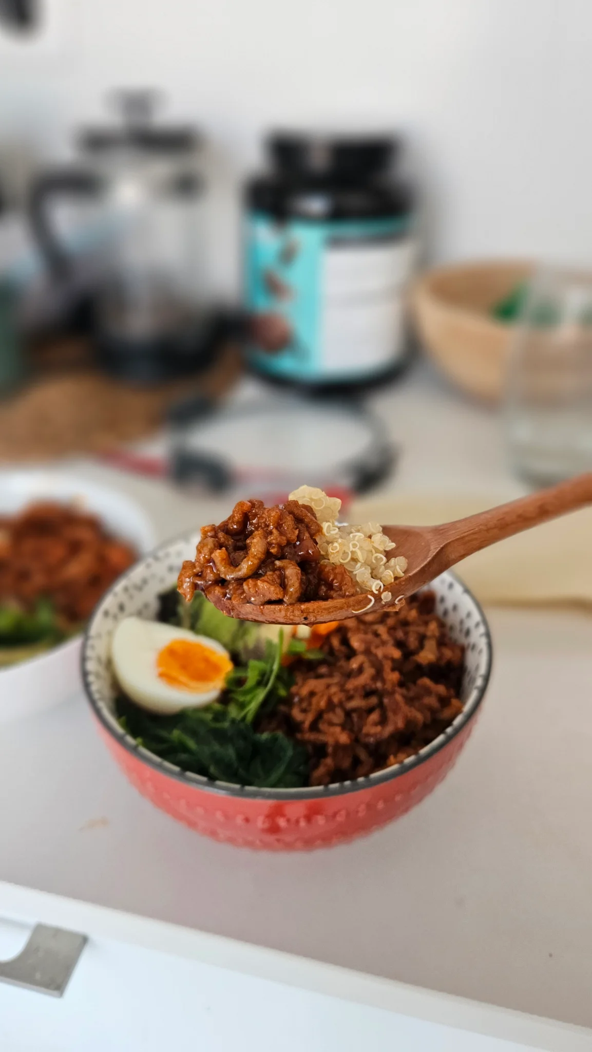 Satay Chicken Quinoa Bowl