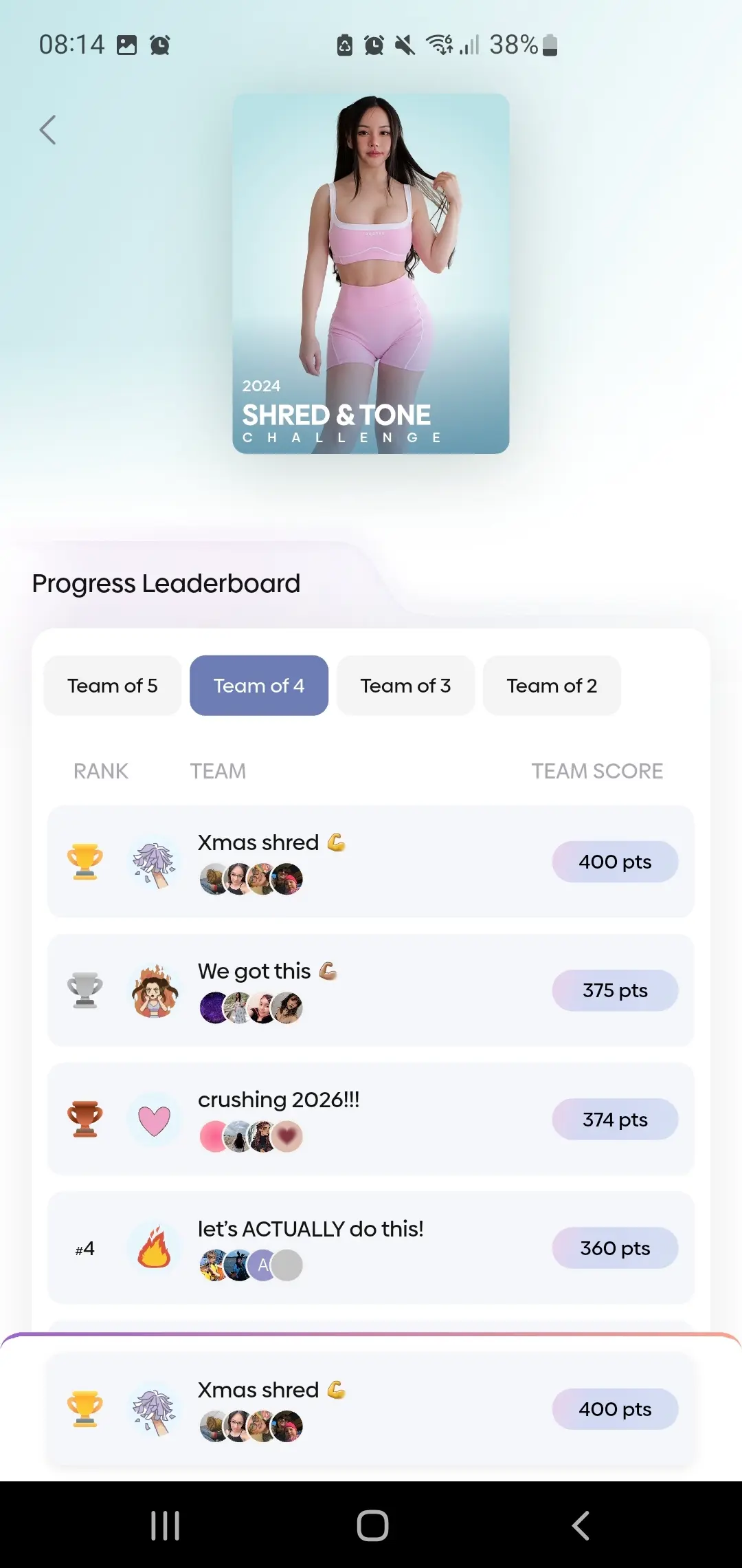 Final form achievement