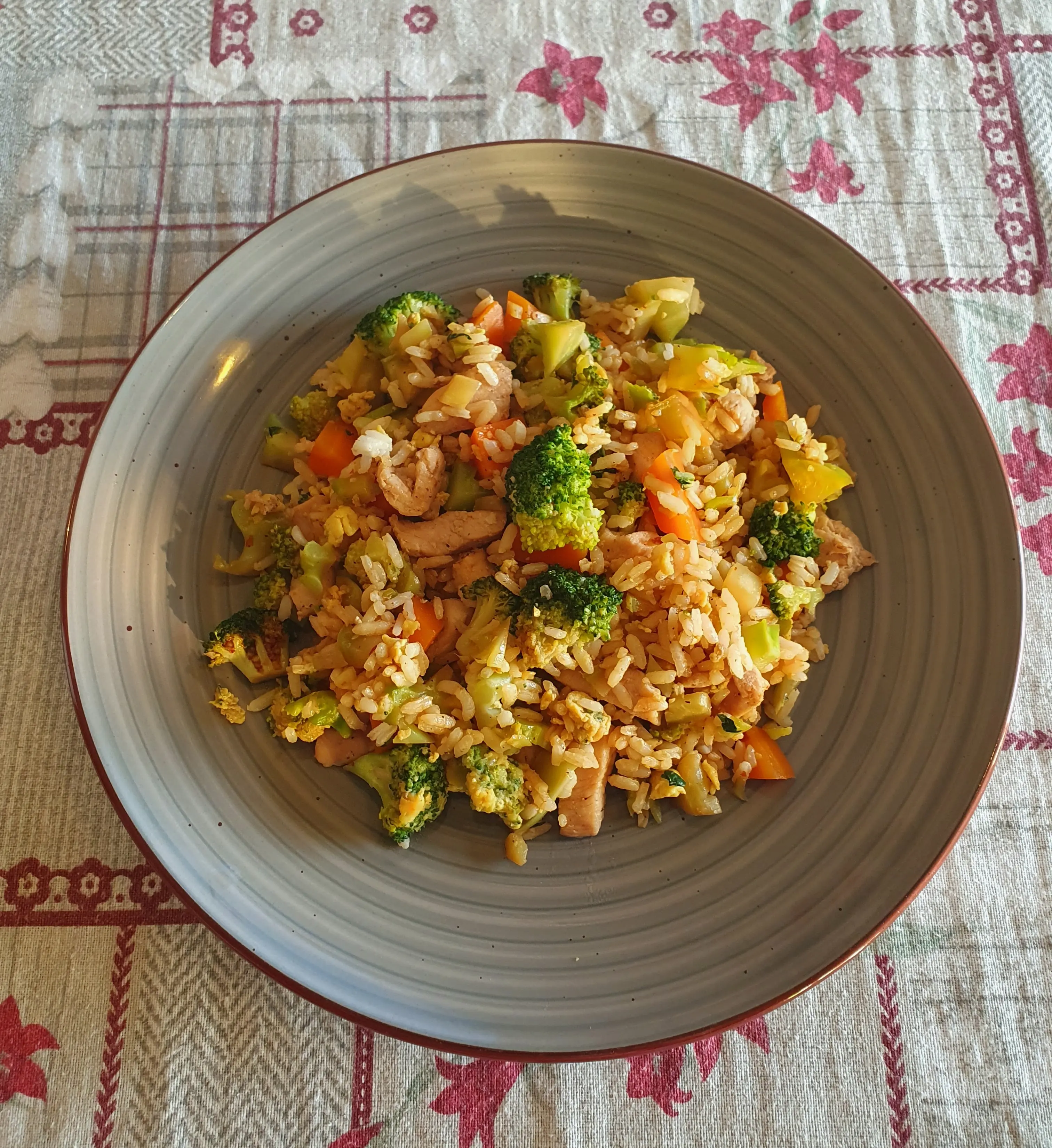 High Protein Chicken Fried Rice
