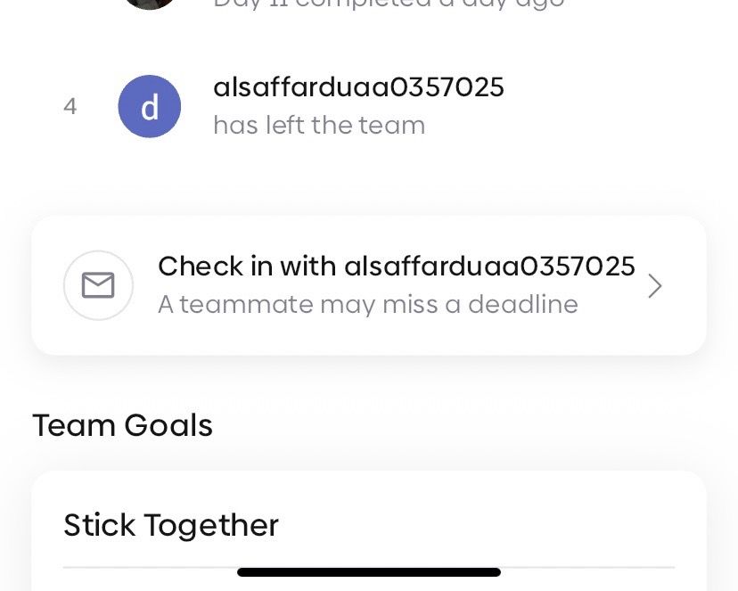 No-more-team-member missing a deadline