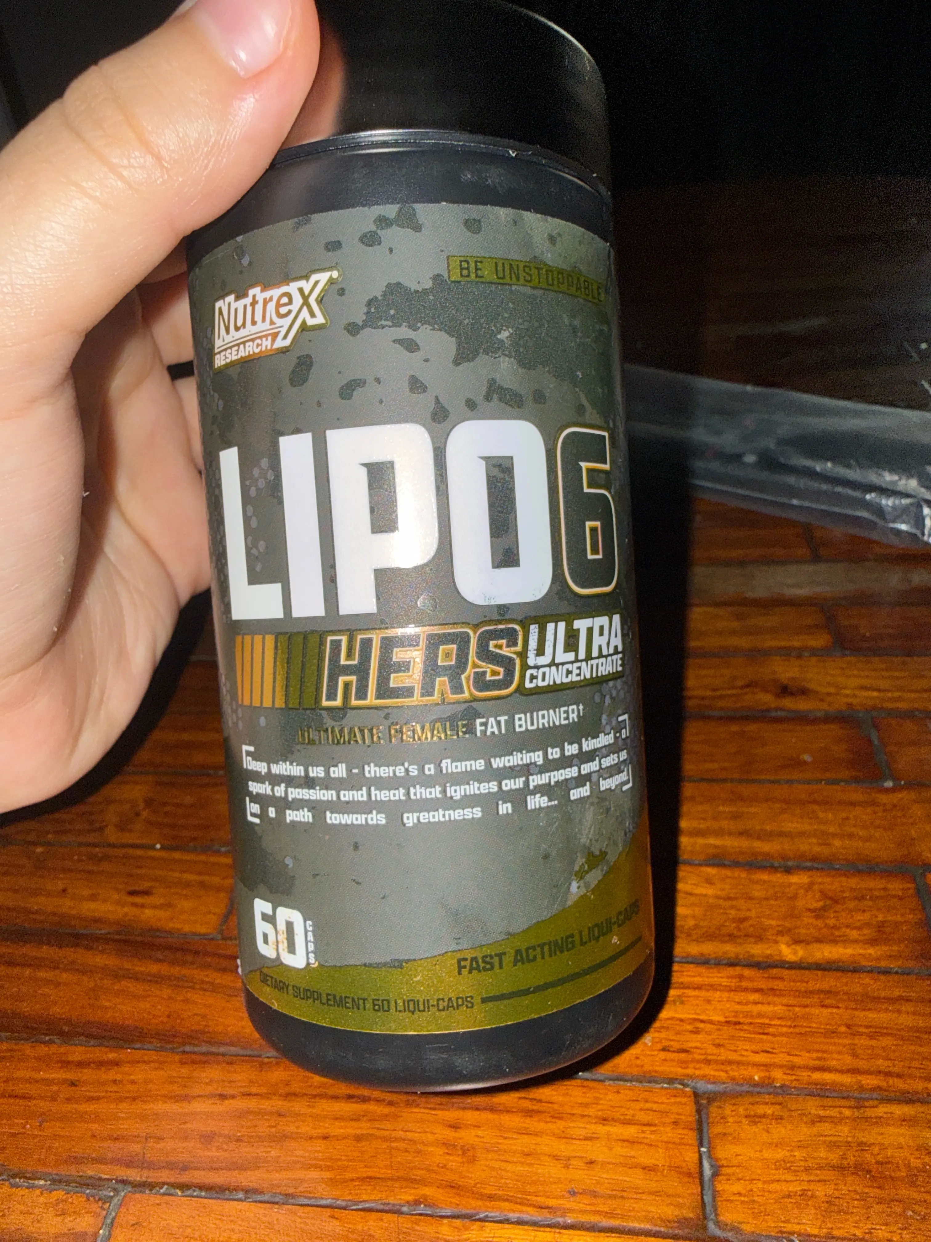 Workout and fat burner pills.