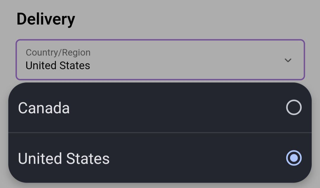 can't buy from Mexico on Chloe's shop?