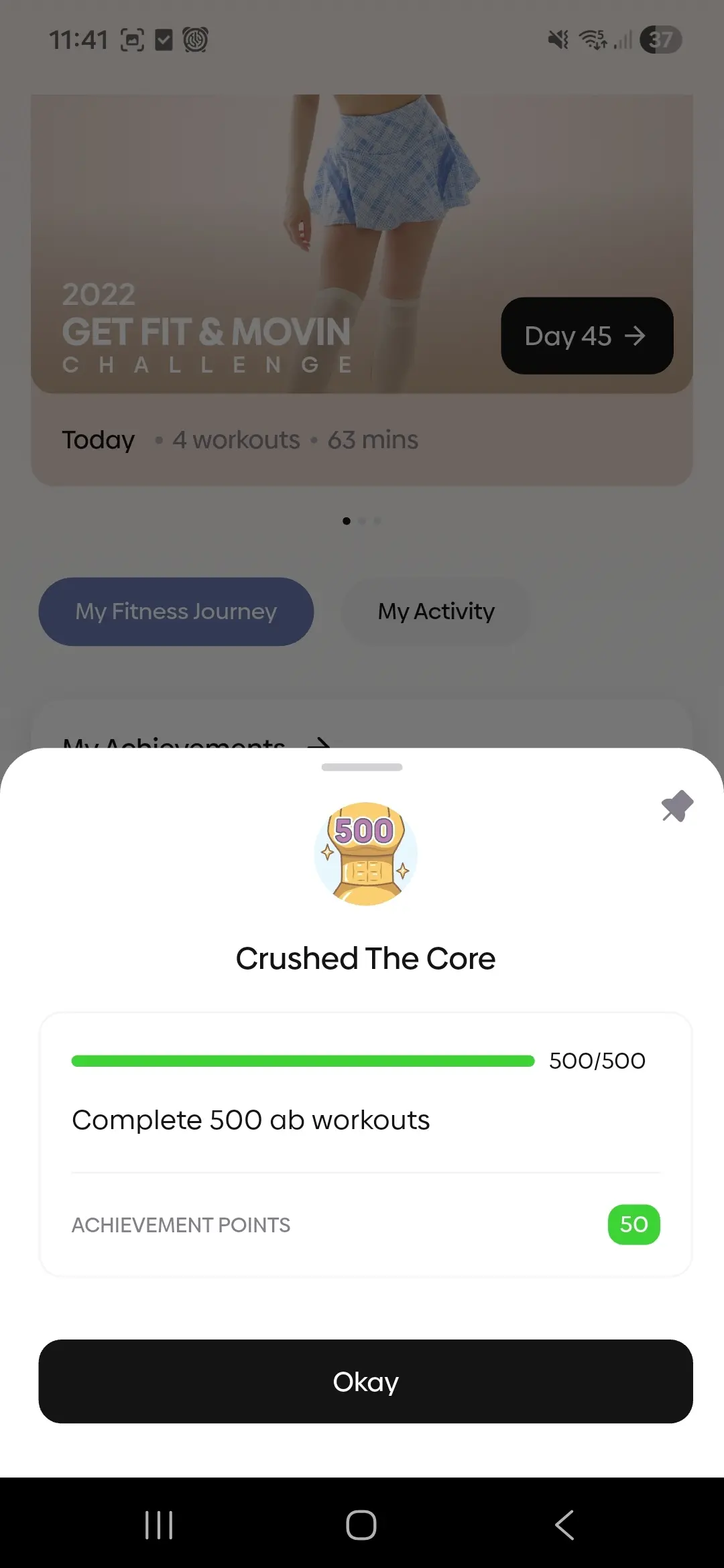 500 abs workouts later