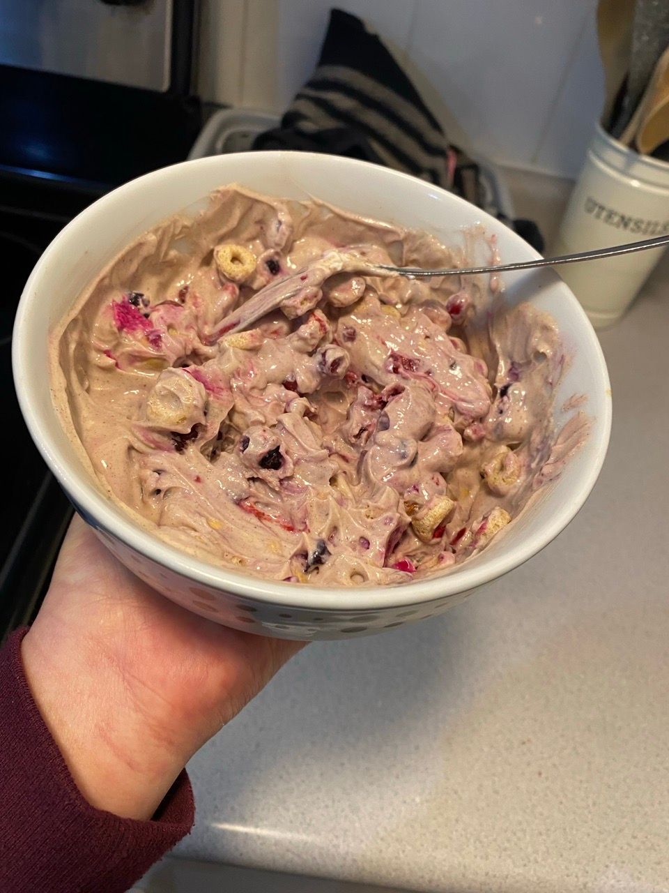 “Trashy girl yogurt bowl”