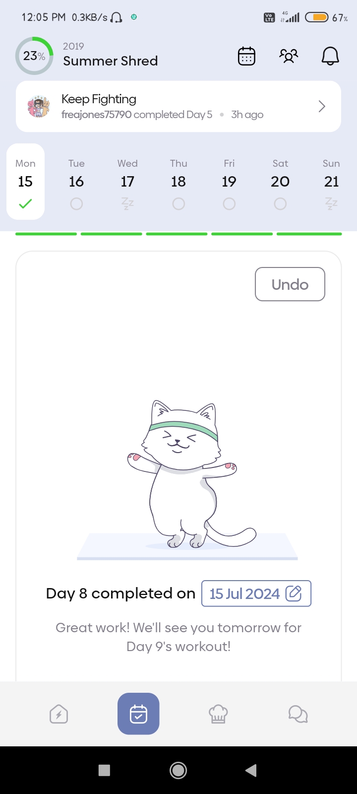 I completed the first deadline but didn't get confirmation of completion.