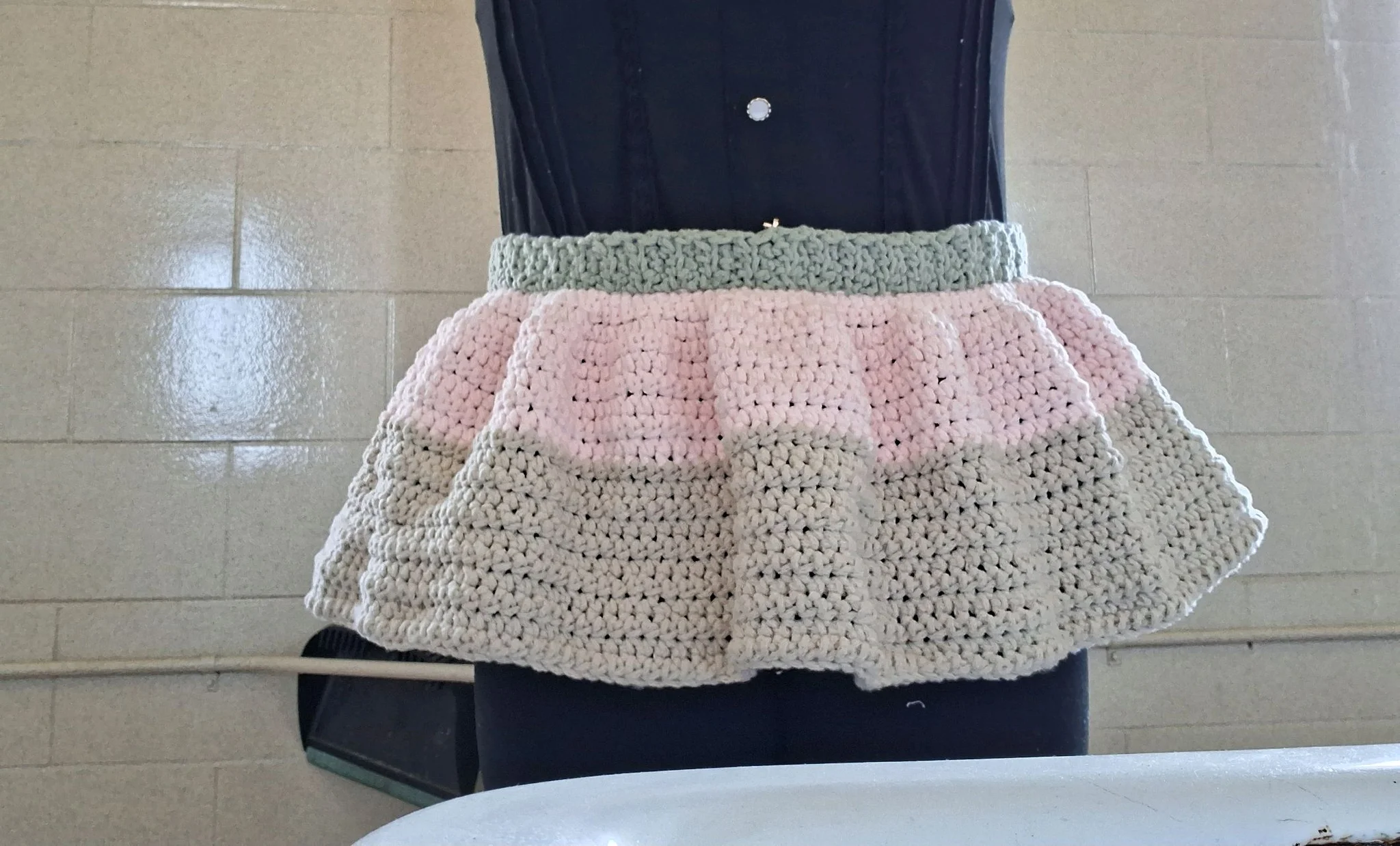 My new skirt i crocheted fairycore inspired