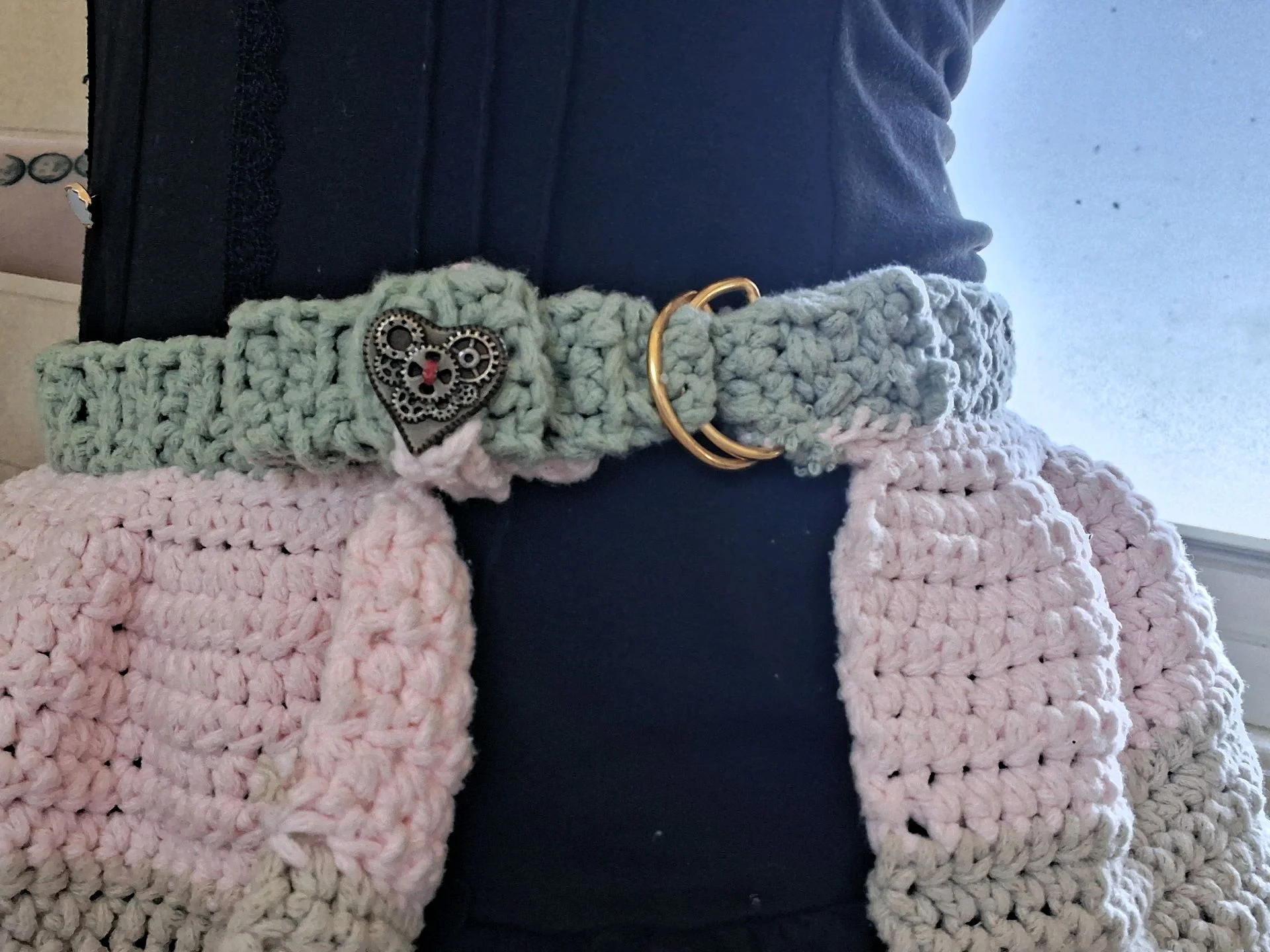 My new skirt i crocheted fairycore inspired