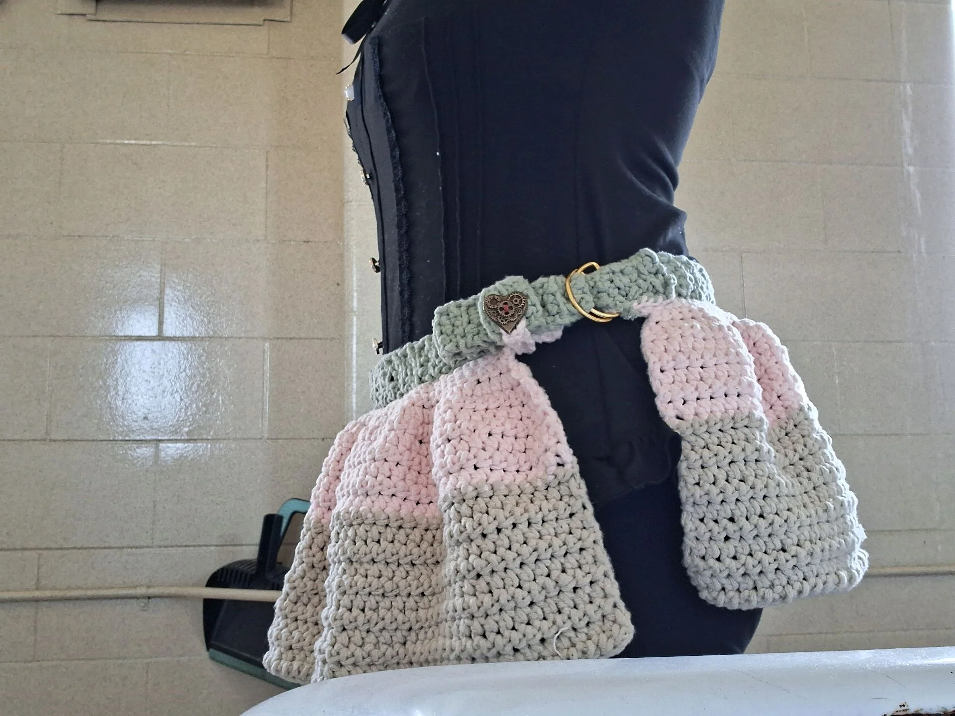 My new skirt i crocheted fairycore inspired