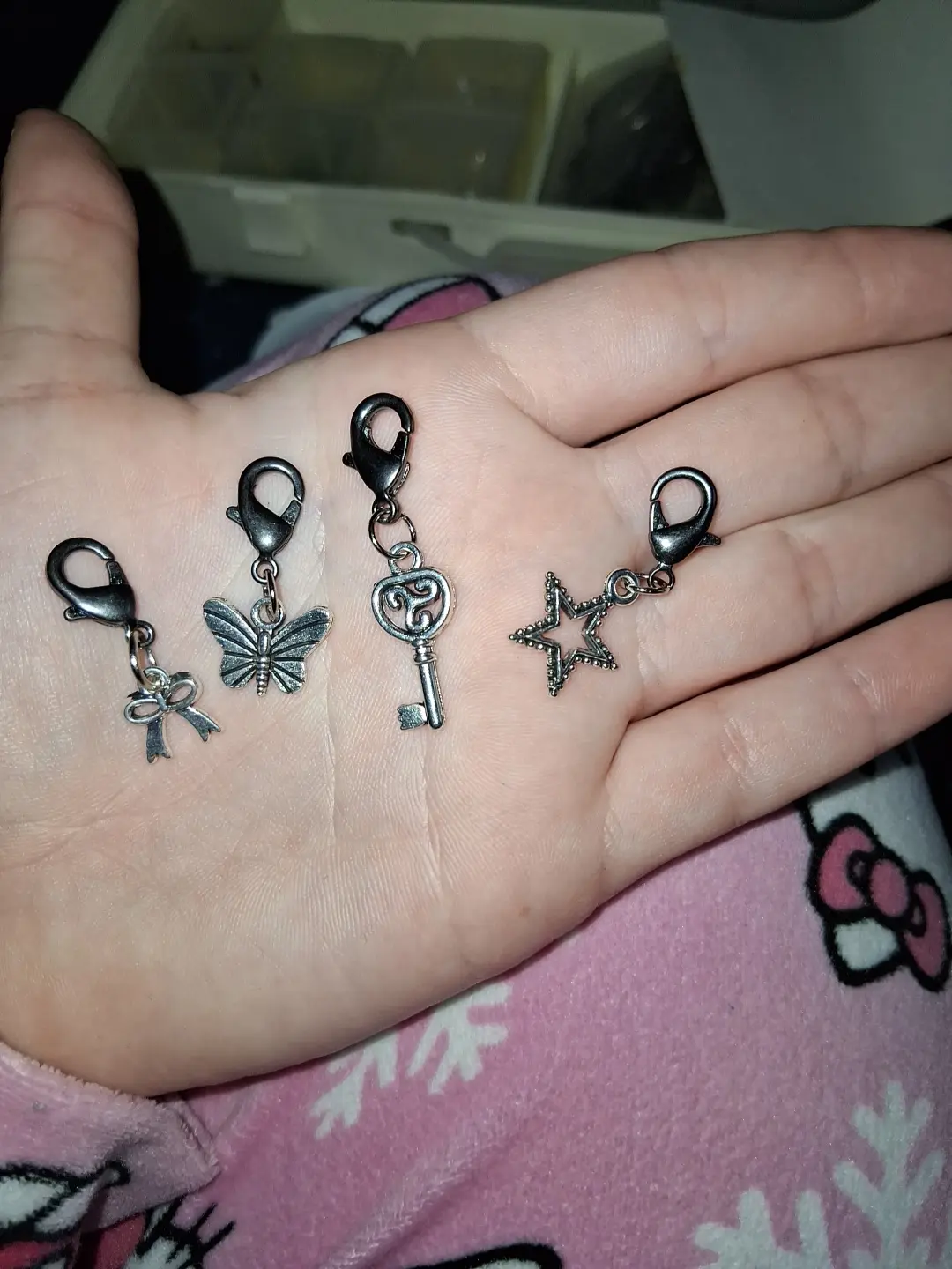 Made my own custom stitch markers for crochet