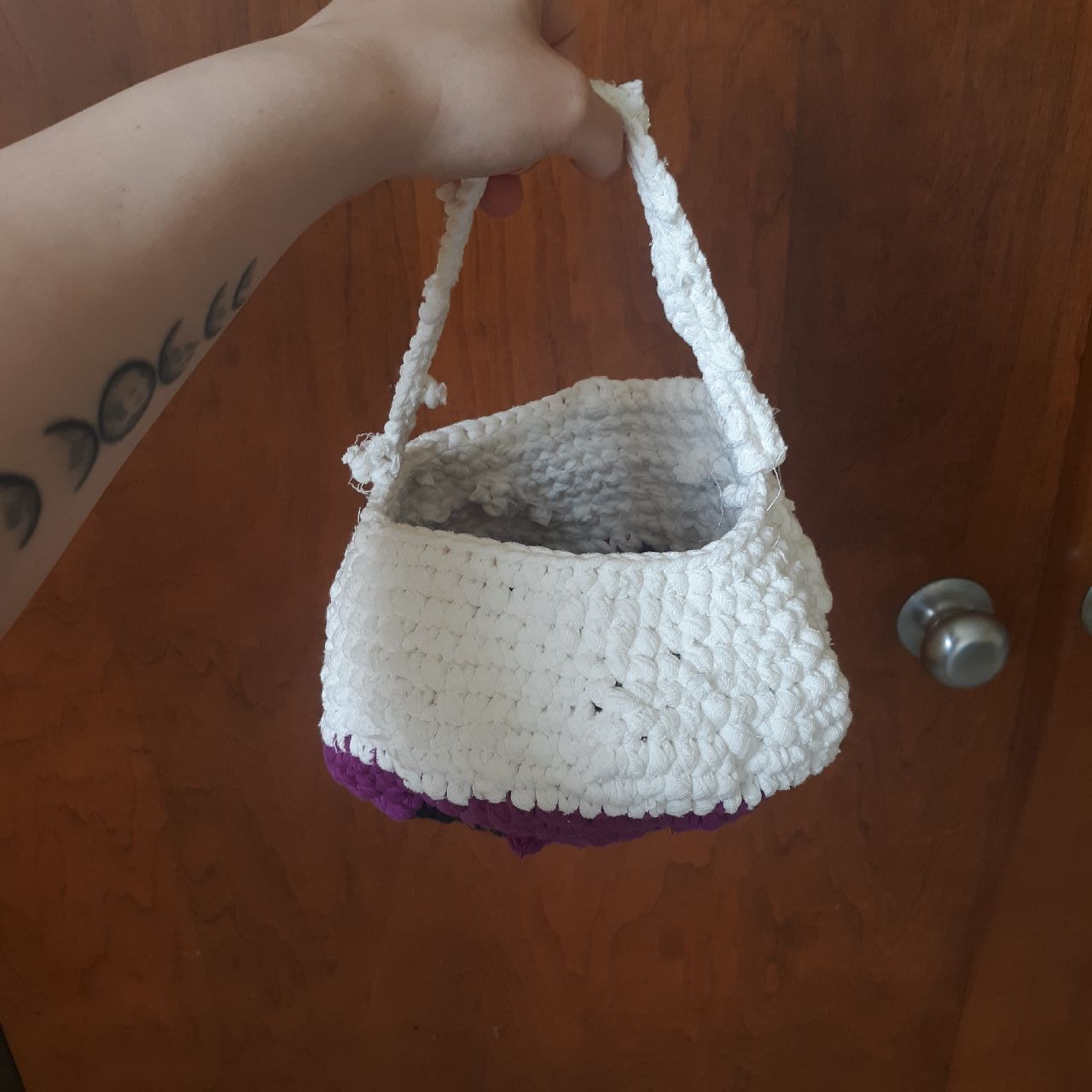 Sharing my t-shirt yarn basket