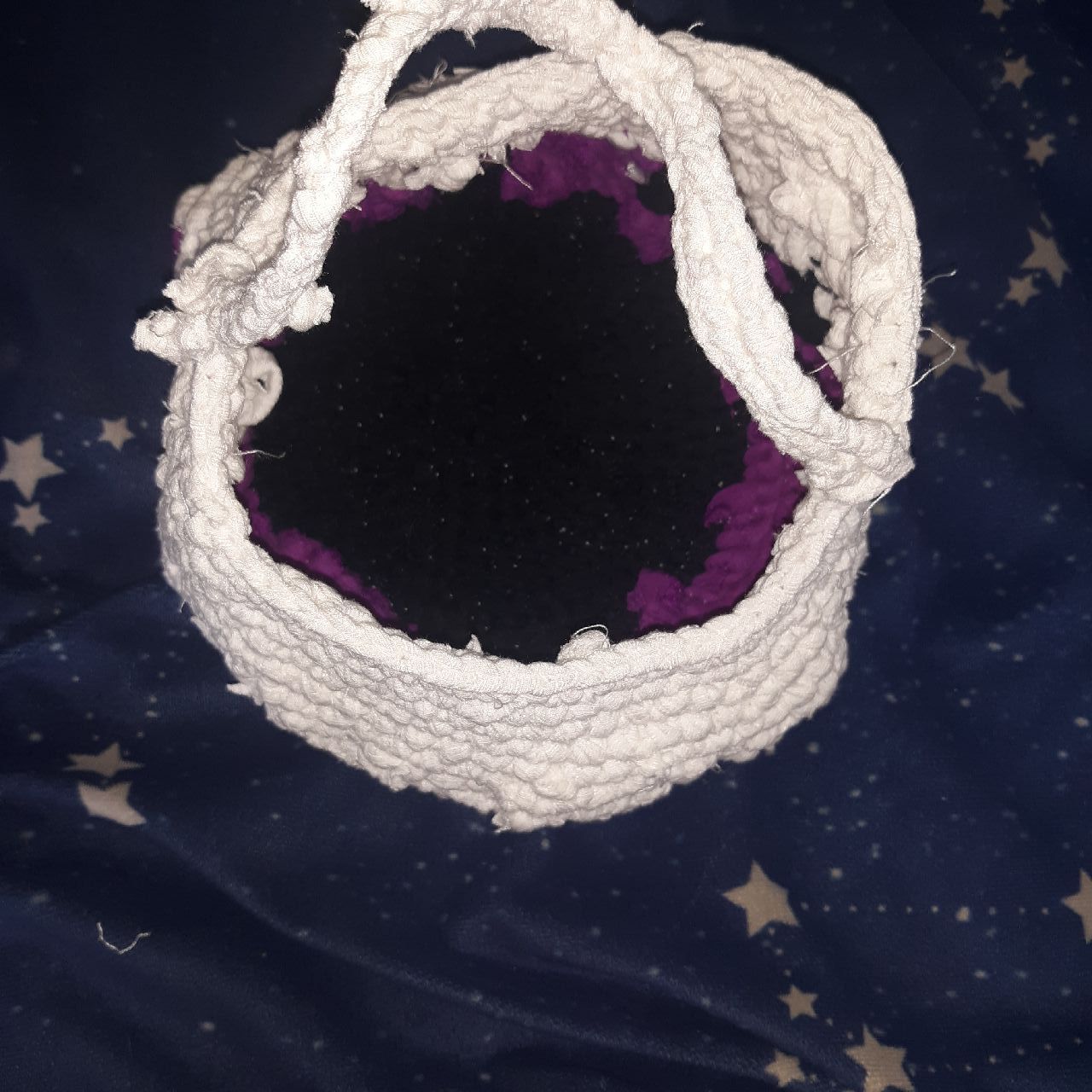 Sharing my t-shirt yarn basket