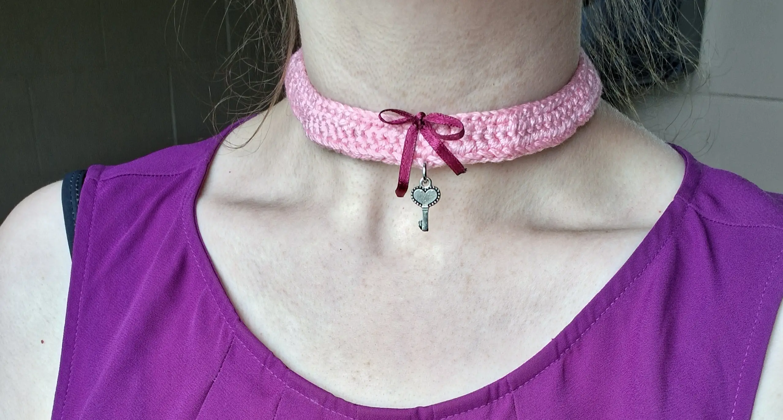 First attempt of a crocheted choker