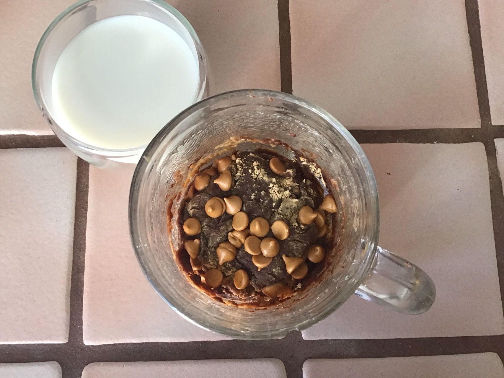 My choco vegan mug cake