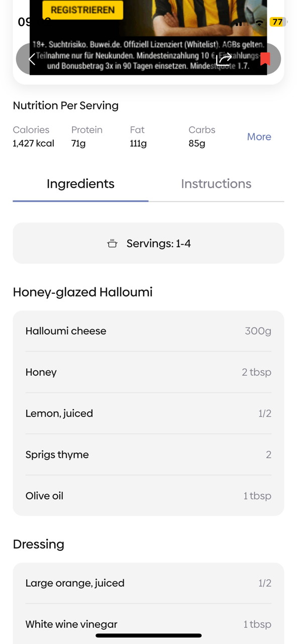 How much is low carb ?
