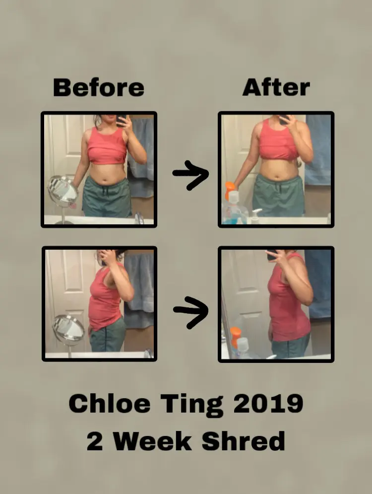 Before & After 2019 2 Week Shred