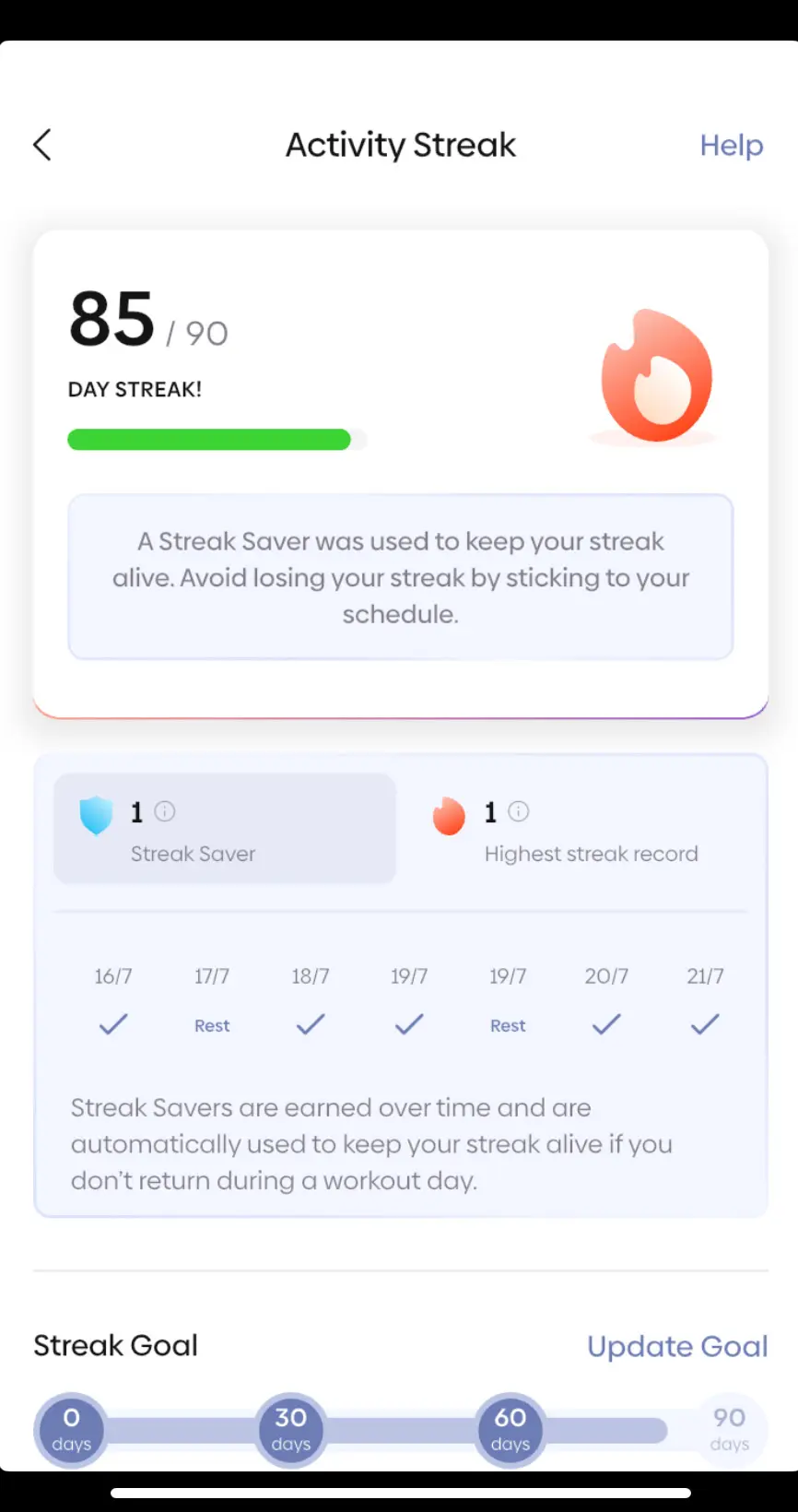 Who have highest streak