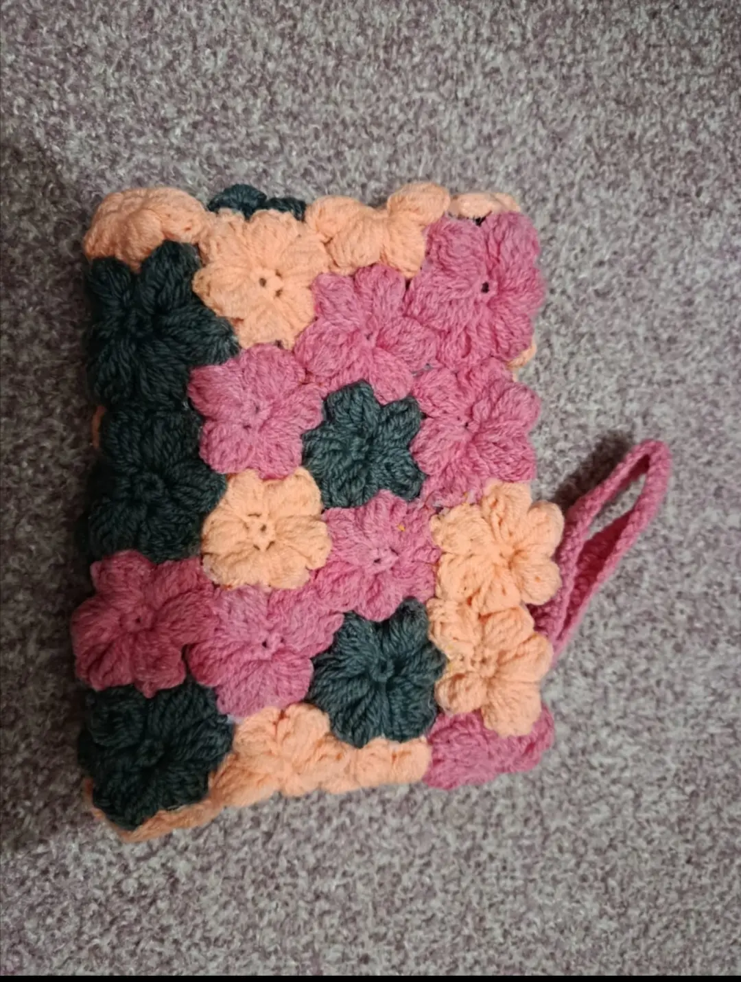 Crochet makeup bag