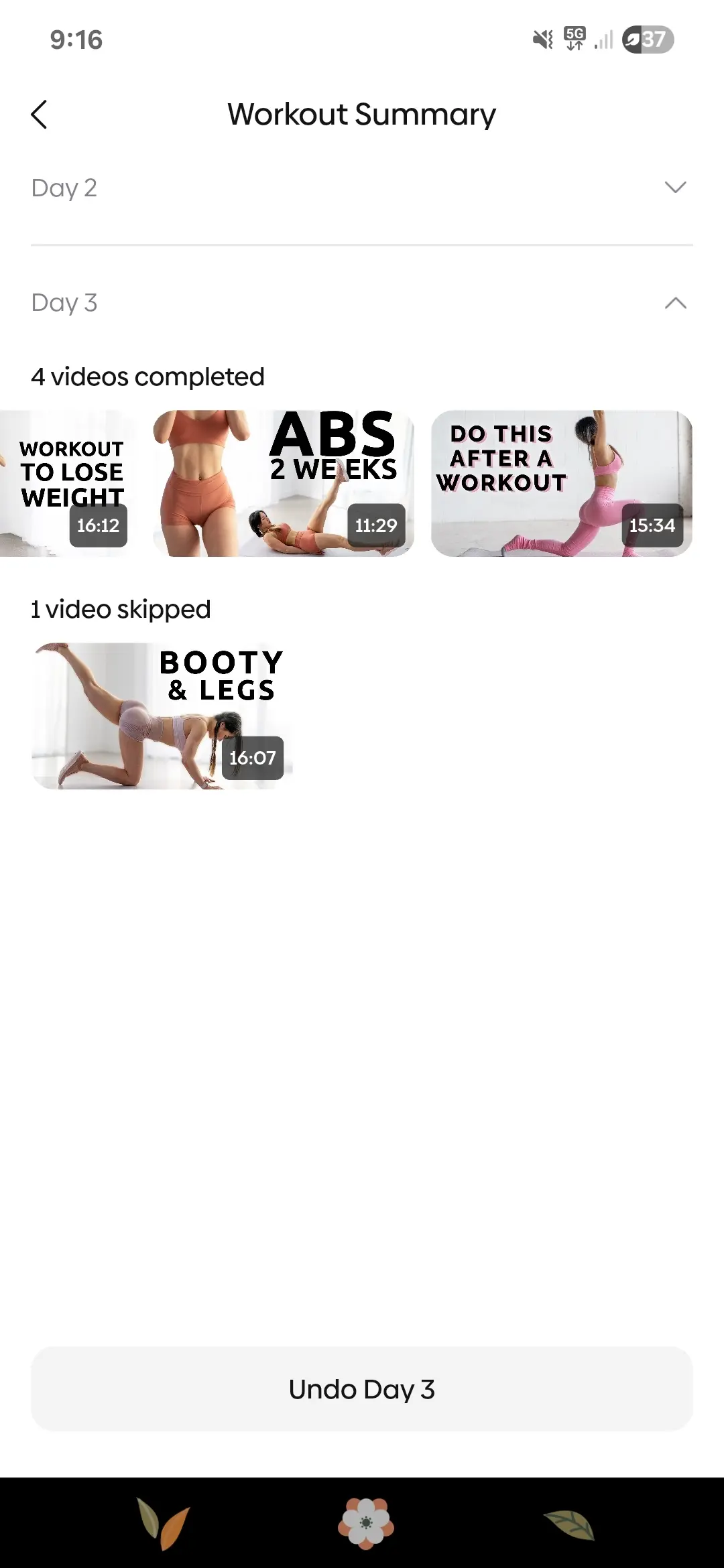 Day 3 of getting back to the workout after 15 days of not doing it