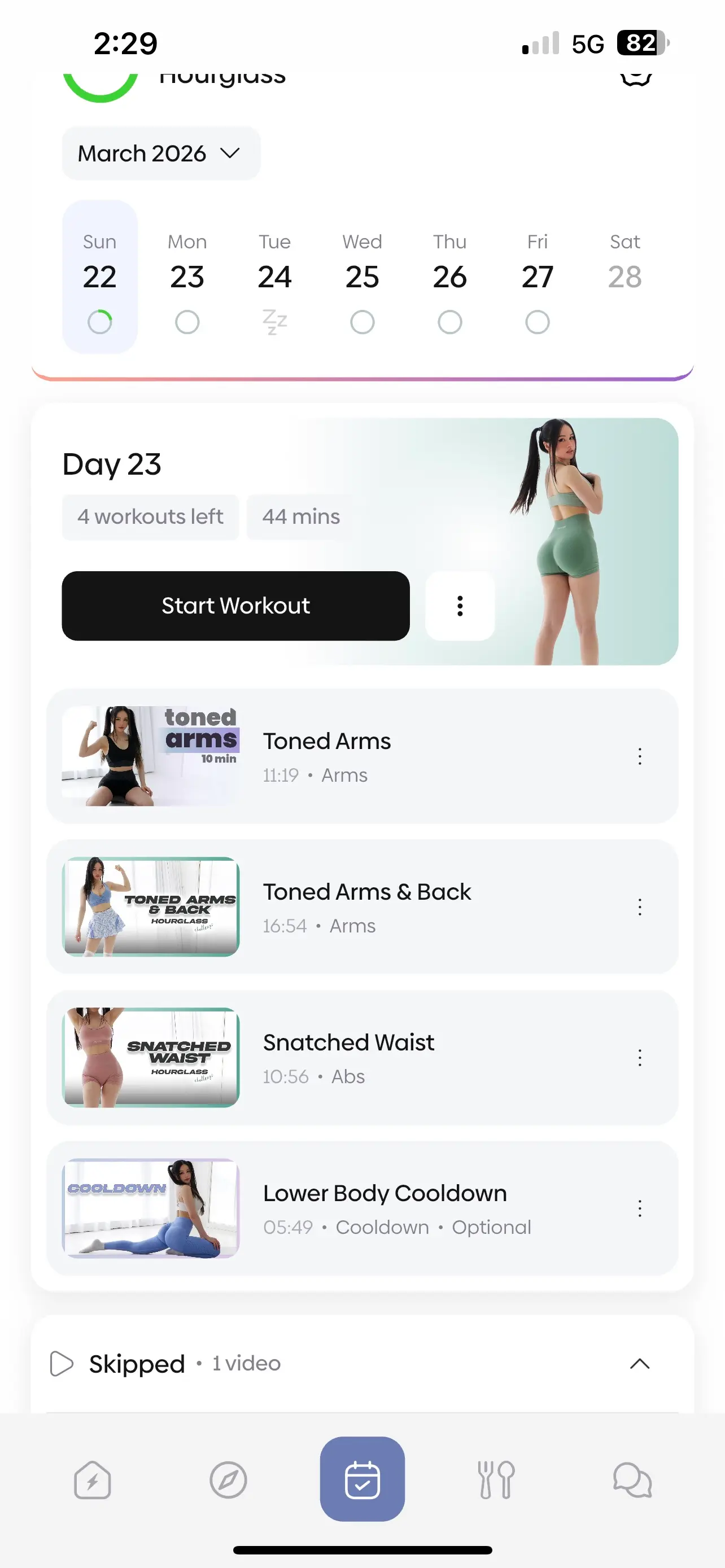 Warmups and Cooldowns