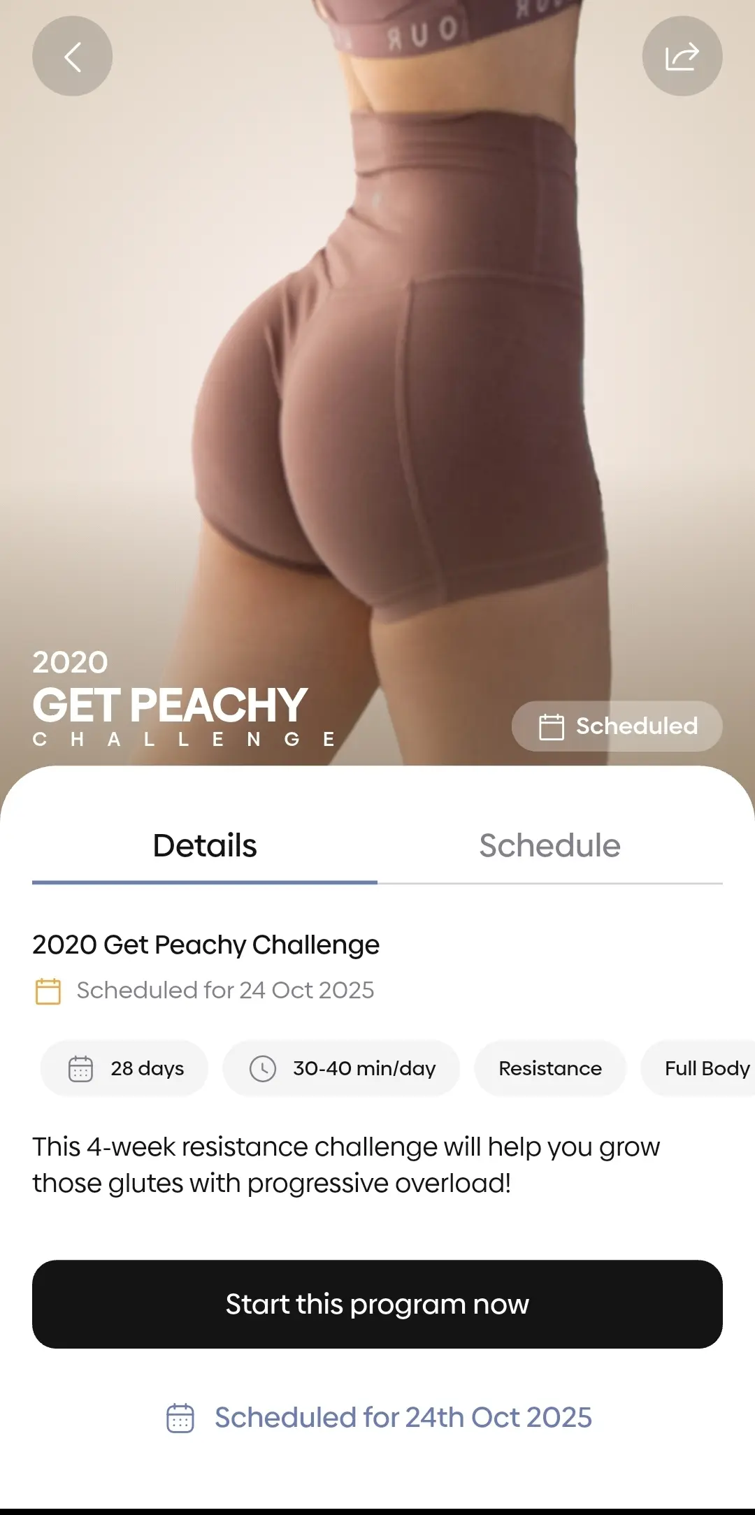 2020 Get Peachy Challenge