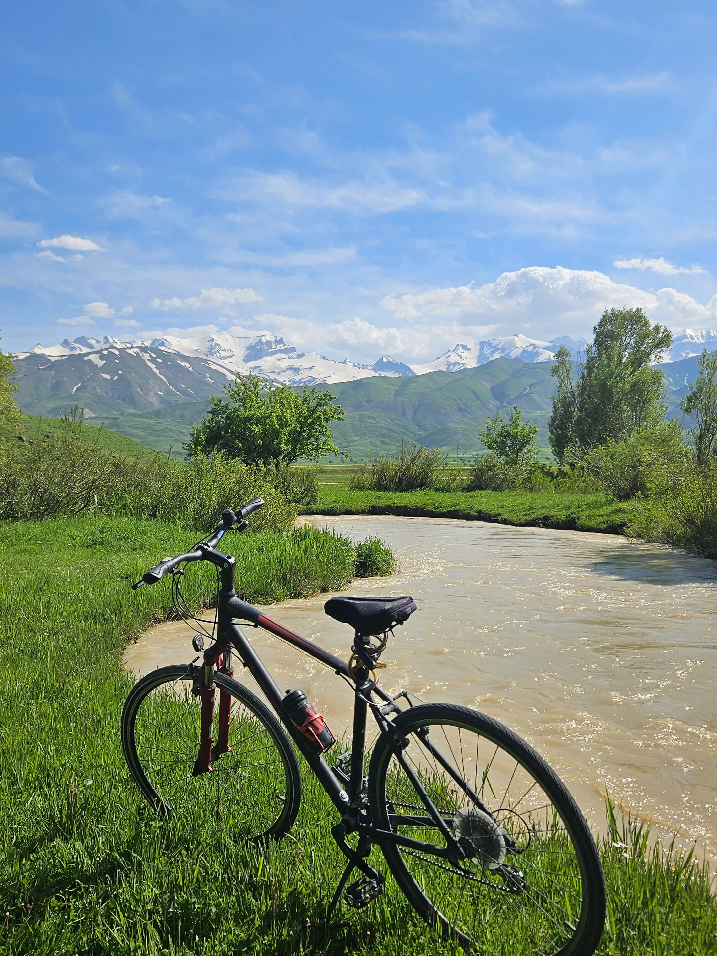 Doing sports in nature