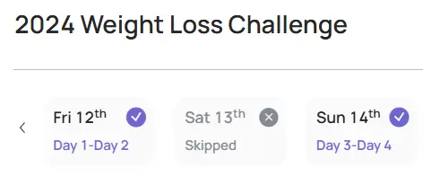 confusing workout schedule