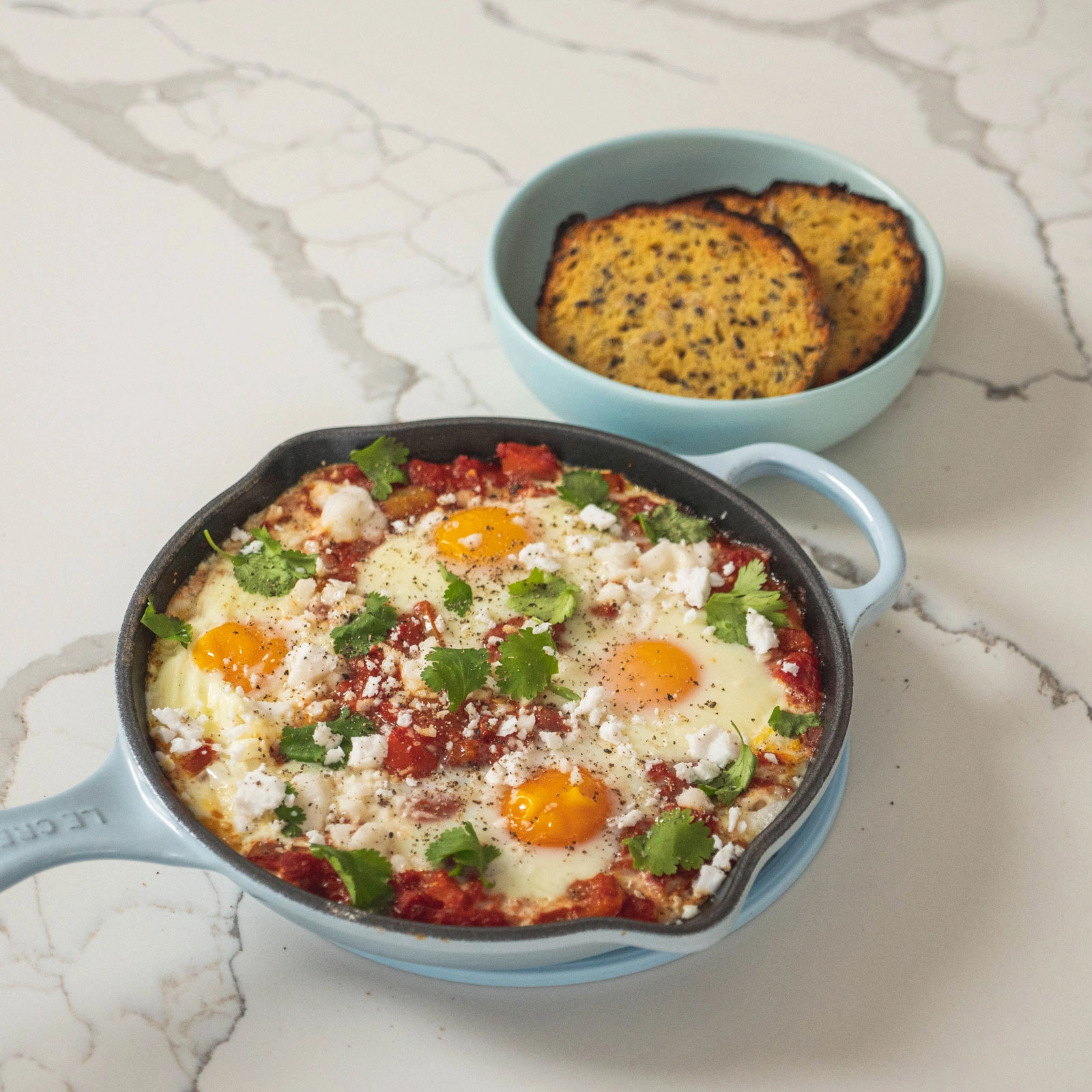 Shakshuka Eggs - Chloe Ting Recipes