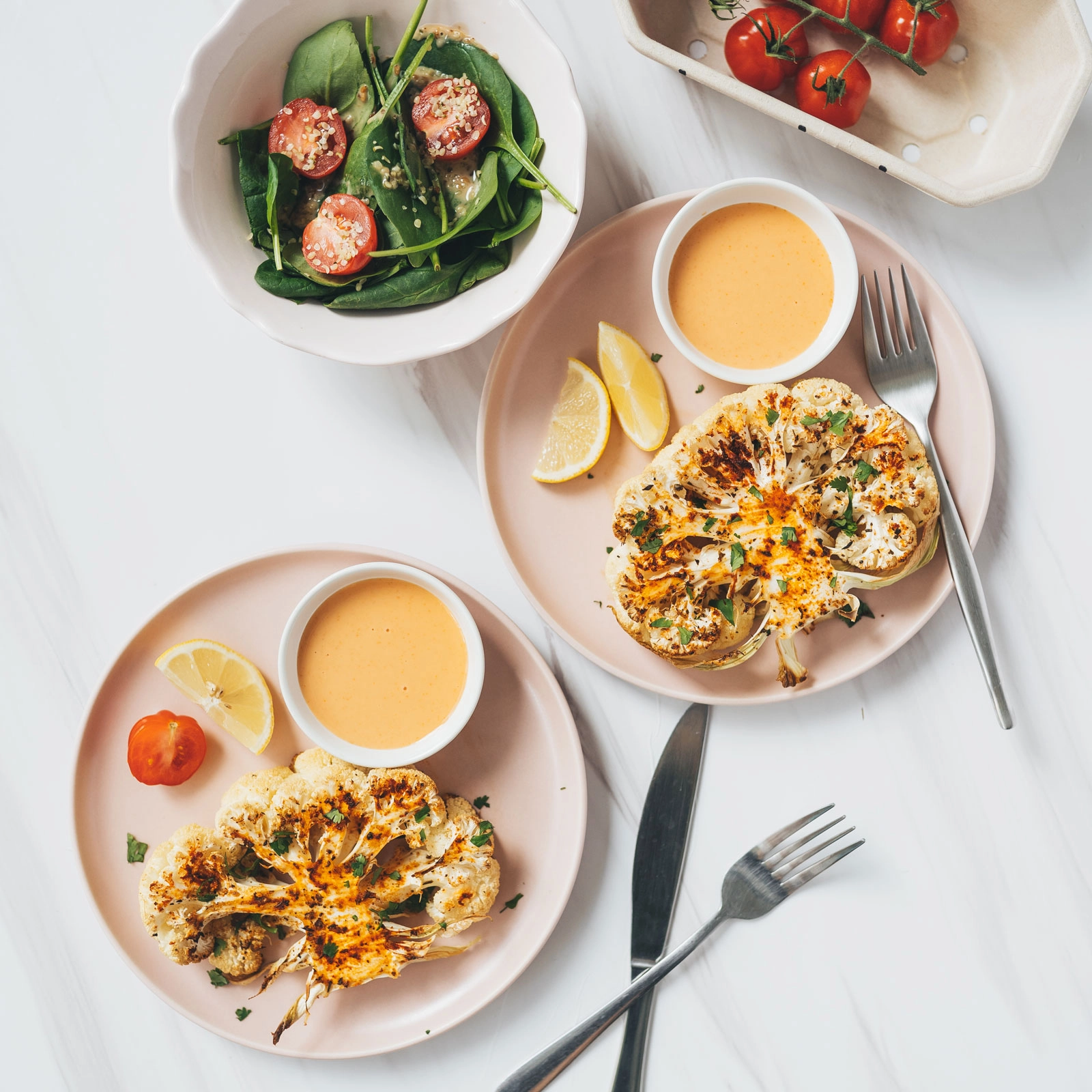 Chipotle Cauliflower Steak - Chloe Ting Recipes