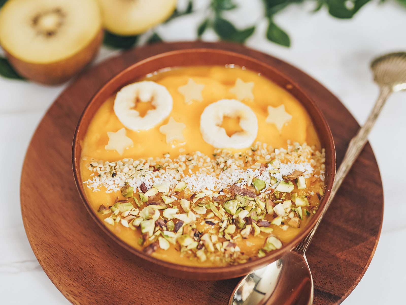 Mango Banana Smoothie Bowl Chloe Ting Recipes