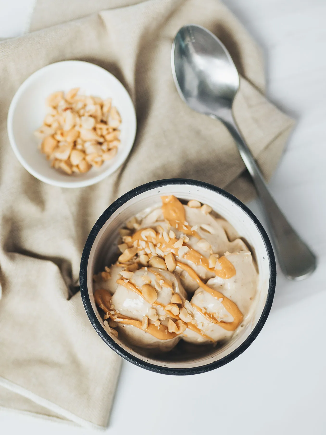 Banana Ice Cream with Peanut Butter