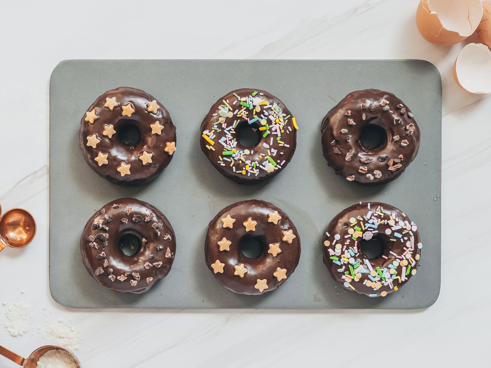 Baked Sweet Potato Chocolate Donuts Chloe Ting Recipes