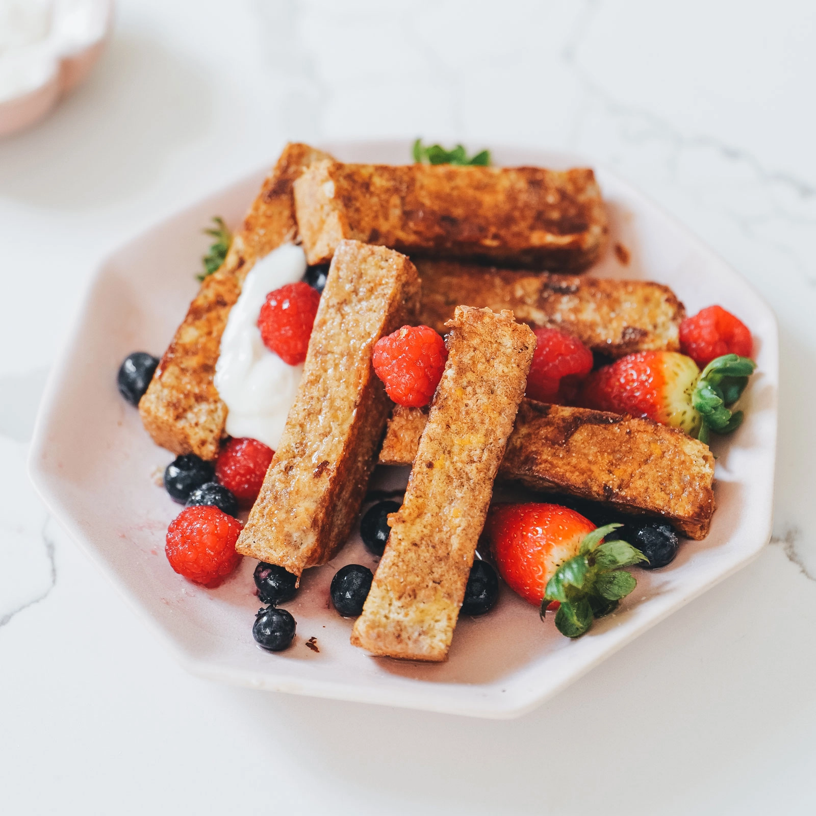 Healthy French Toast Sticks High Protein Chloe Ting Recipes