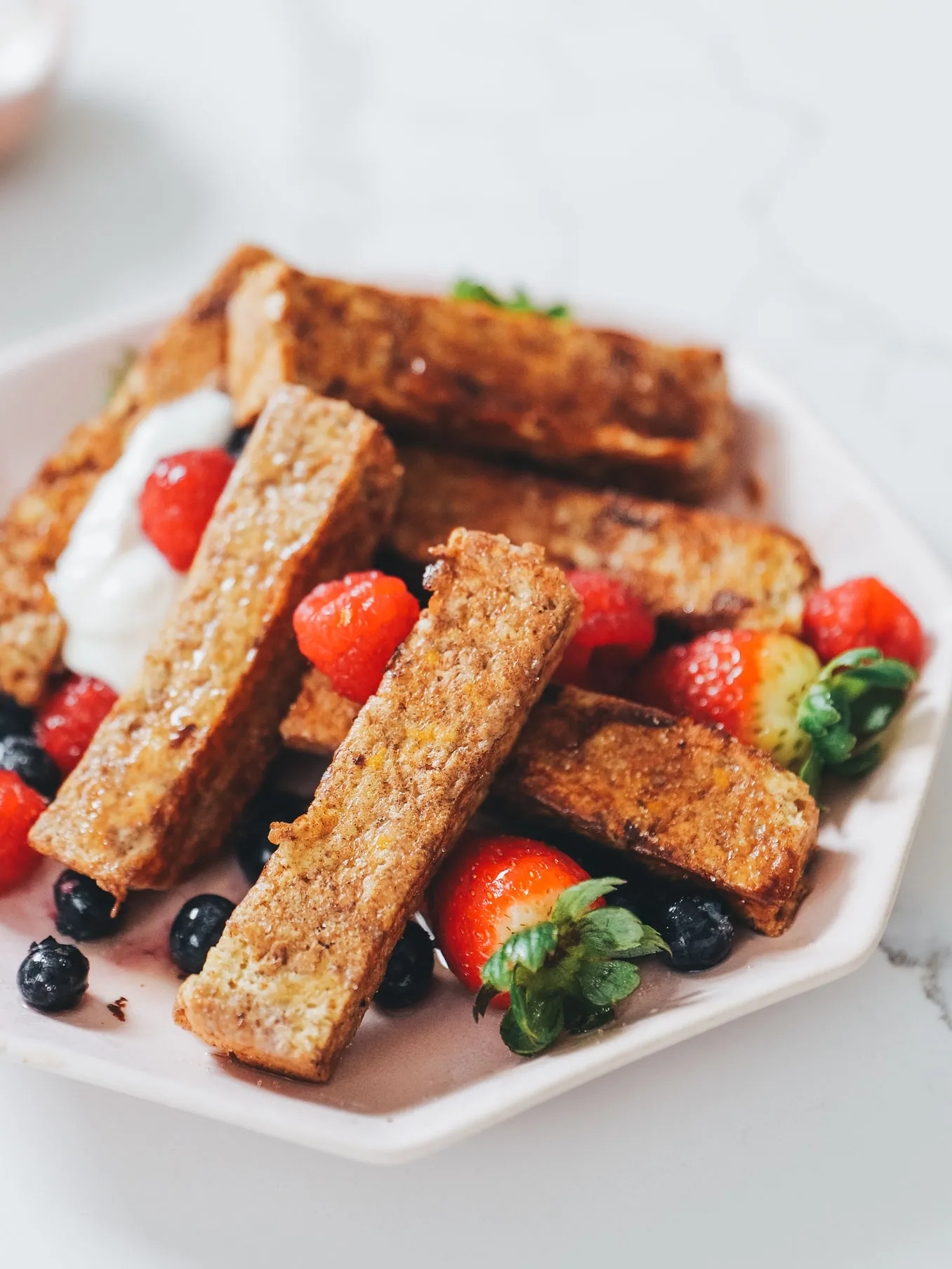 Healthy French Toast Sticks High Protein Chloe Ting Recipes