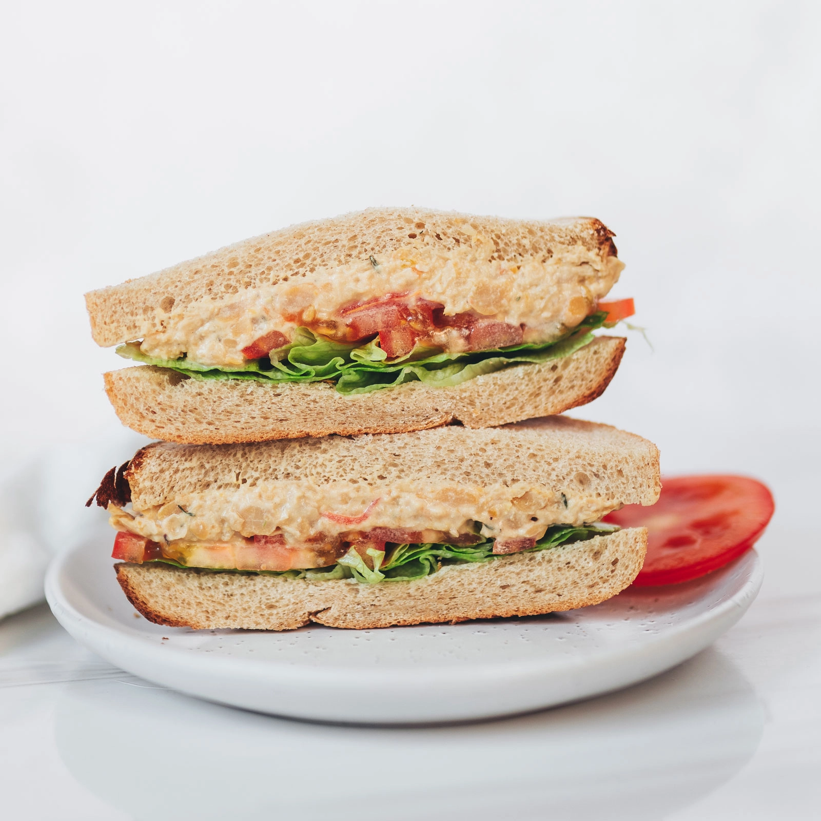 Chickpea Salad Sandwich - Chloe Ting Recipes