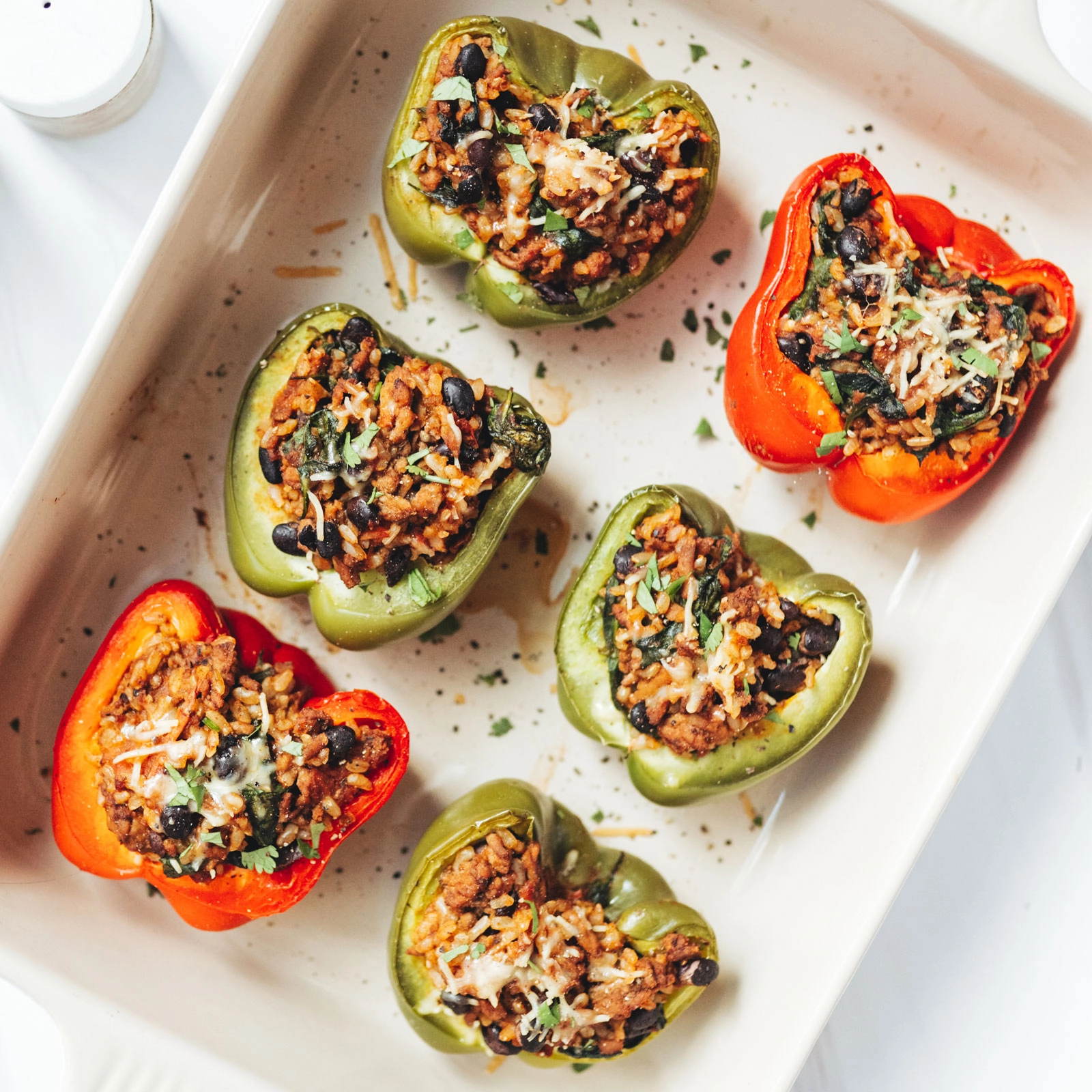Stuffed Bell Peppers - Chloe Ting Recipes