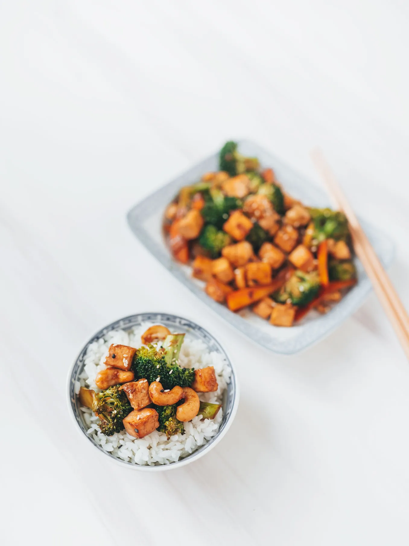 Broccoli Tofu Cashew Stir Fry Chloe Ting Recipes