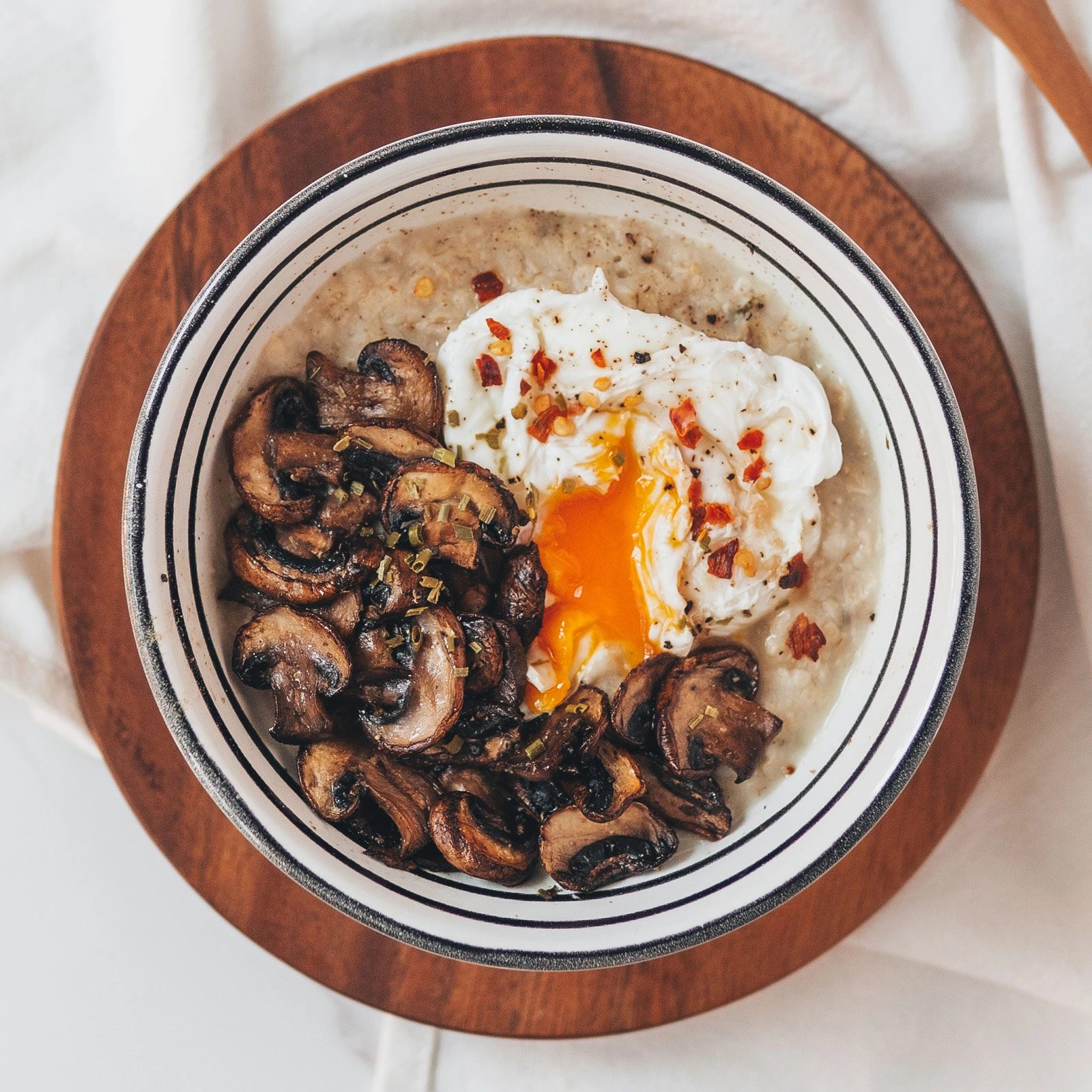 Savory Oatmeal - Chloe Ting Recipes