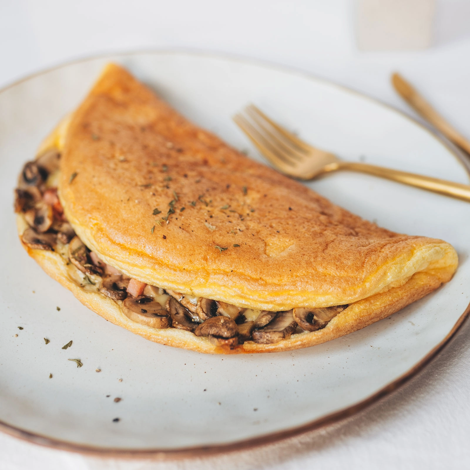 Fluffy Souffle Omelette - Chloe Ting Recipes