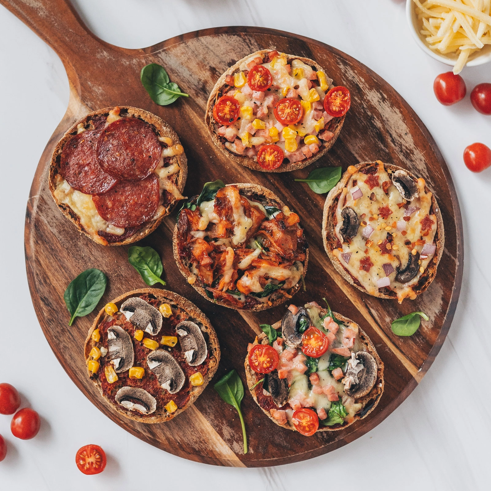 English Muffin Pizzas - Chloe Ting Recipes