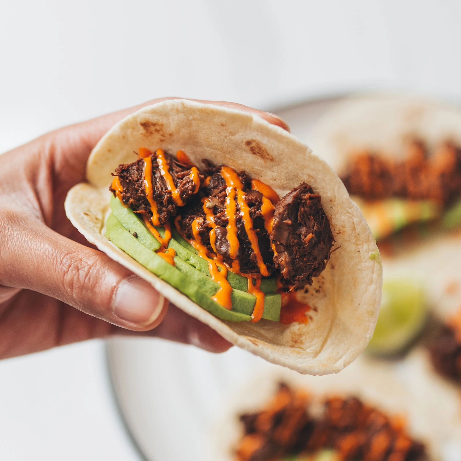 BBQ Jackfruit Tacos - Chloe Ting Recipes
