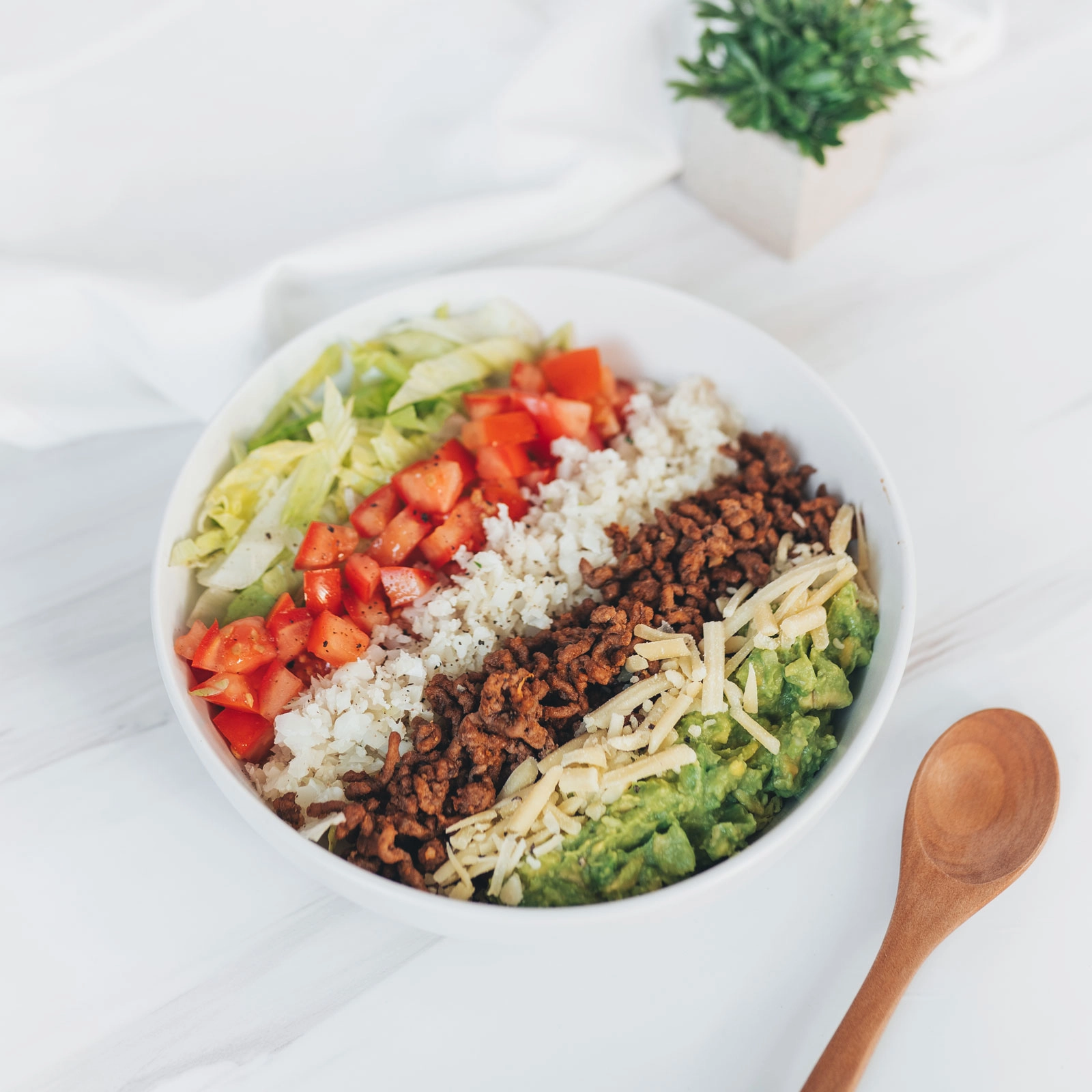 Low Carb Beef Burrito Bowl - Chloe Ting Recipes
