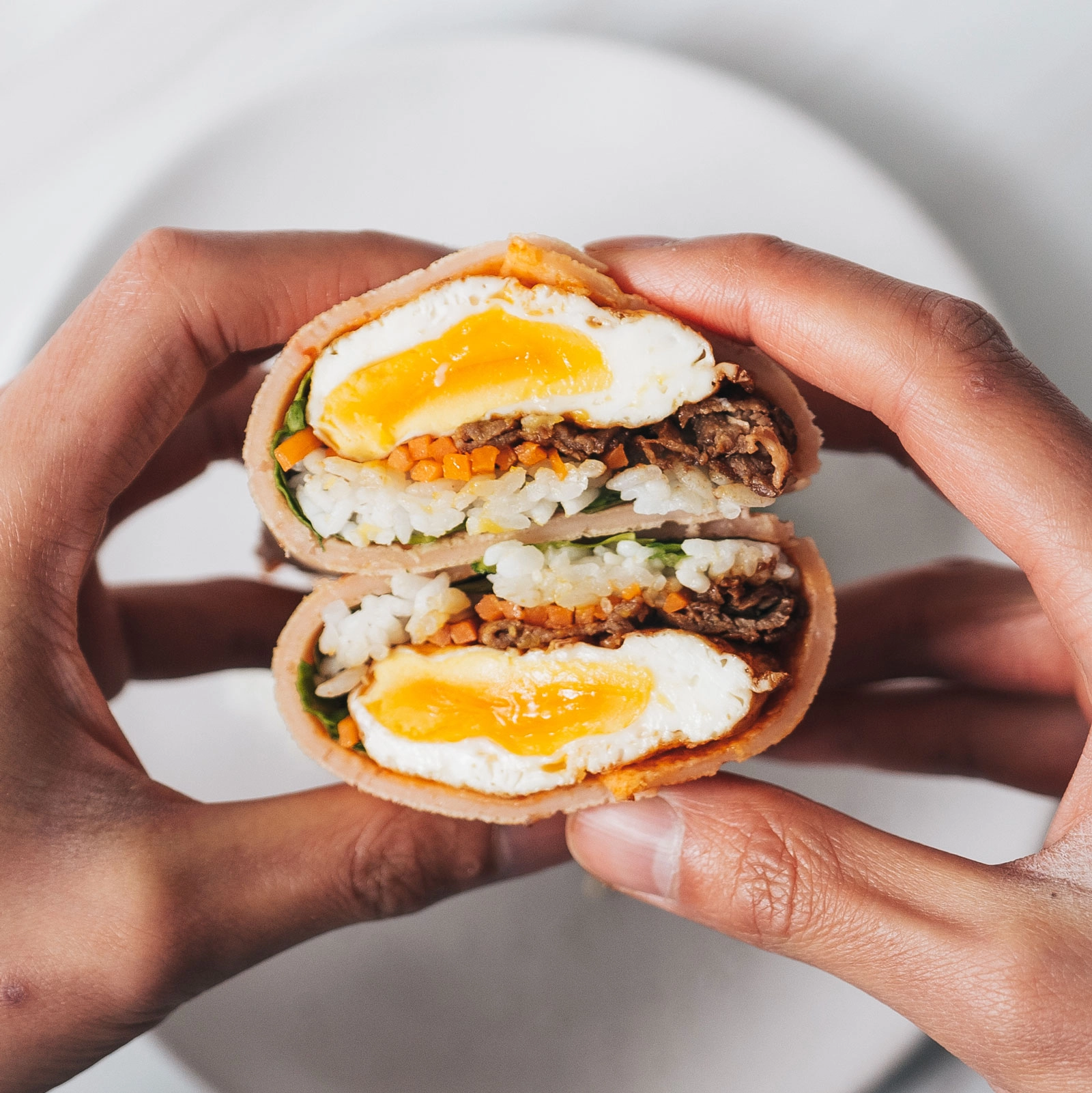 Bibimbap Burrito - Chloe Ting Recipes