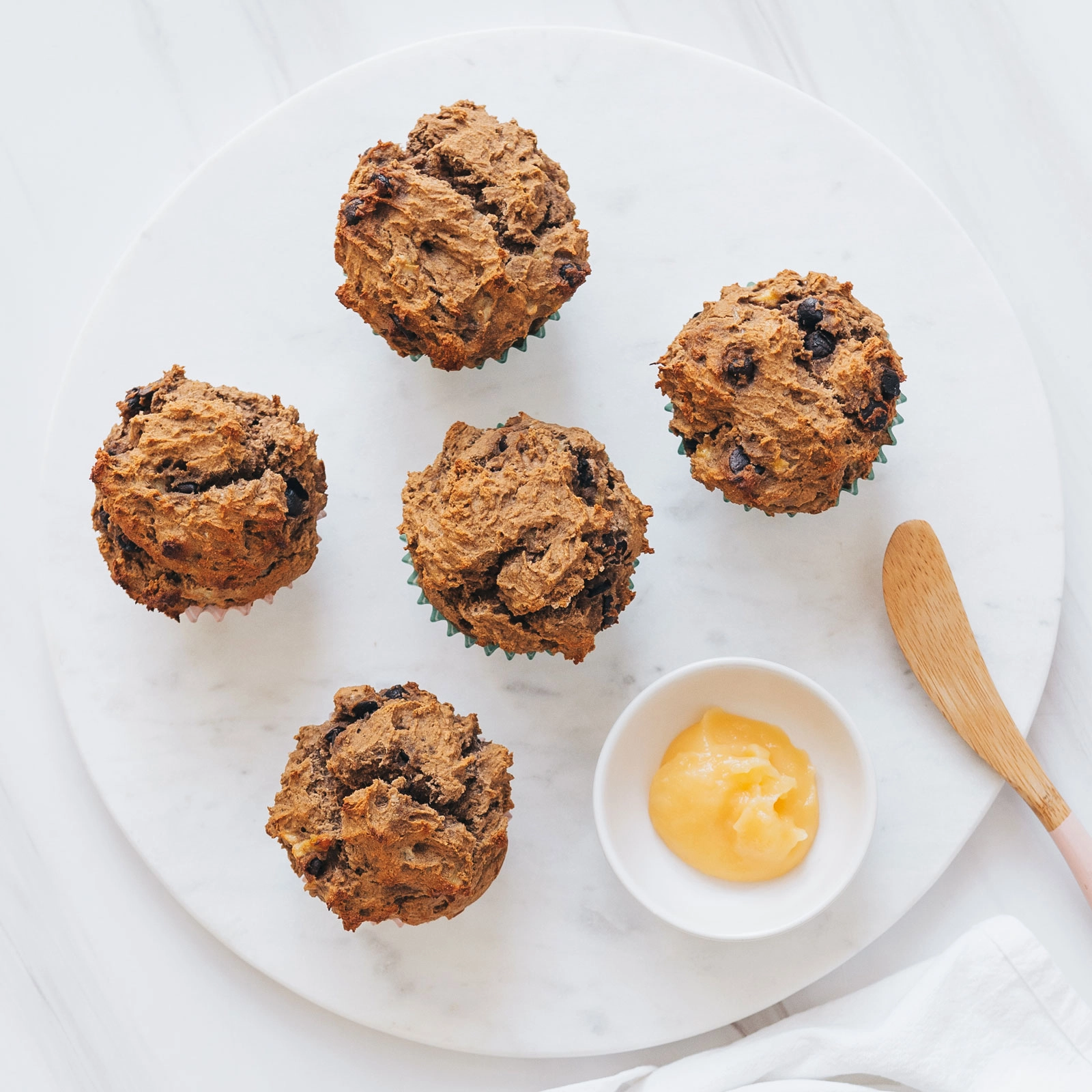 Gluten-Free Chocolate Chip Banana Muffins - Chloe Ting Recipes