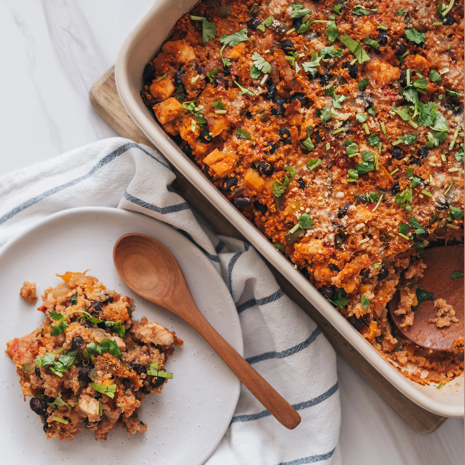 Chicken Quinoa Casserole - Chloe Ting Recipes