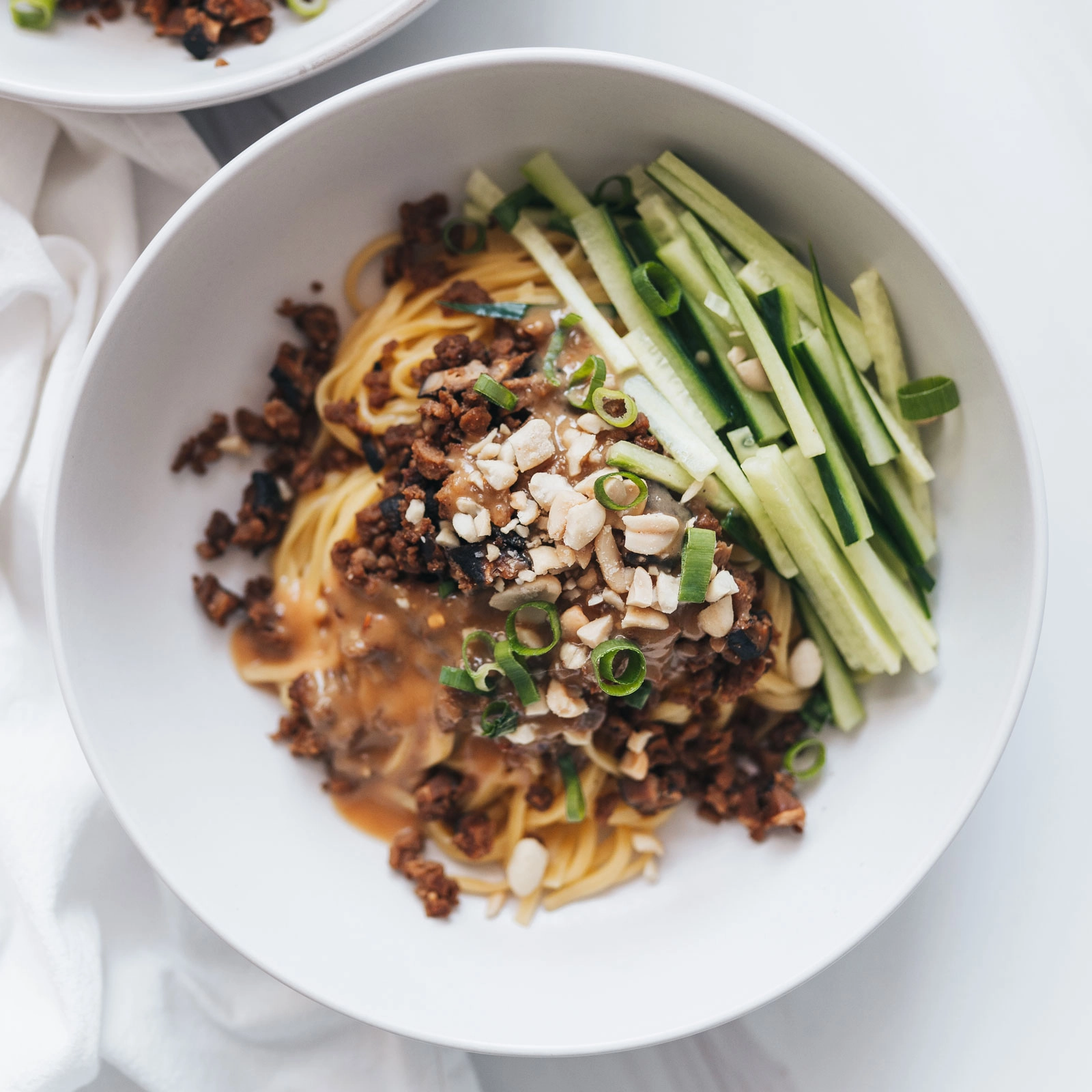 Vegan Dan Dan Noodles - Chloe Ting Recipes